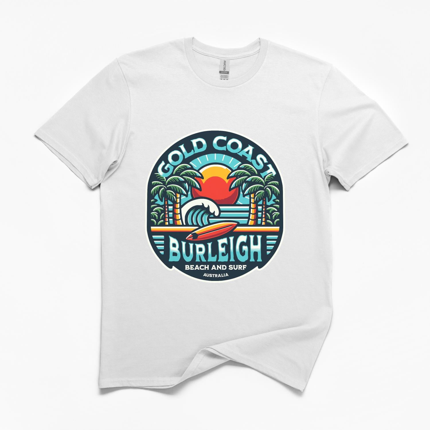 Burleigh Beach Gold Coast T-Shirt
