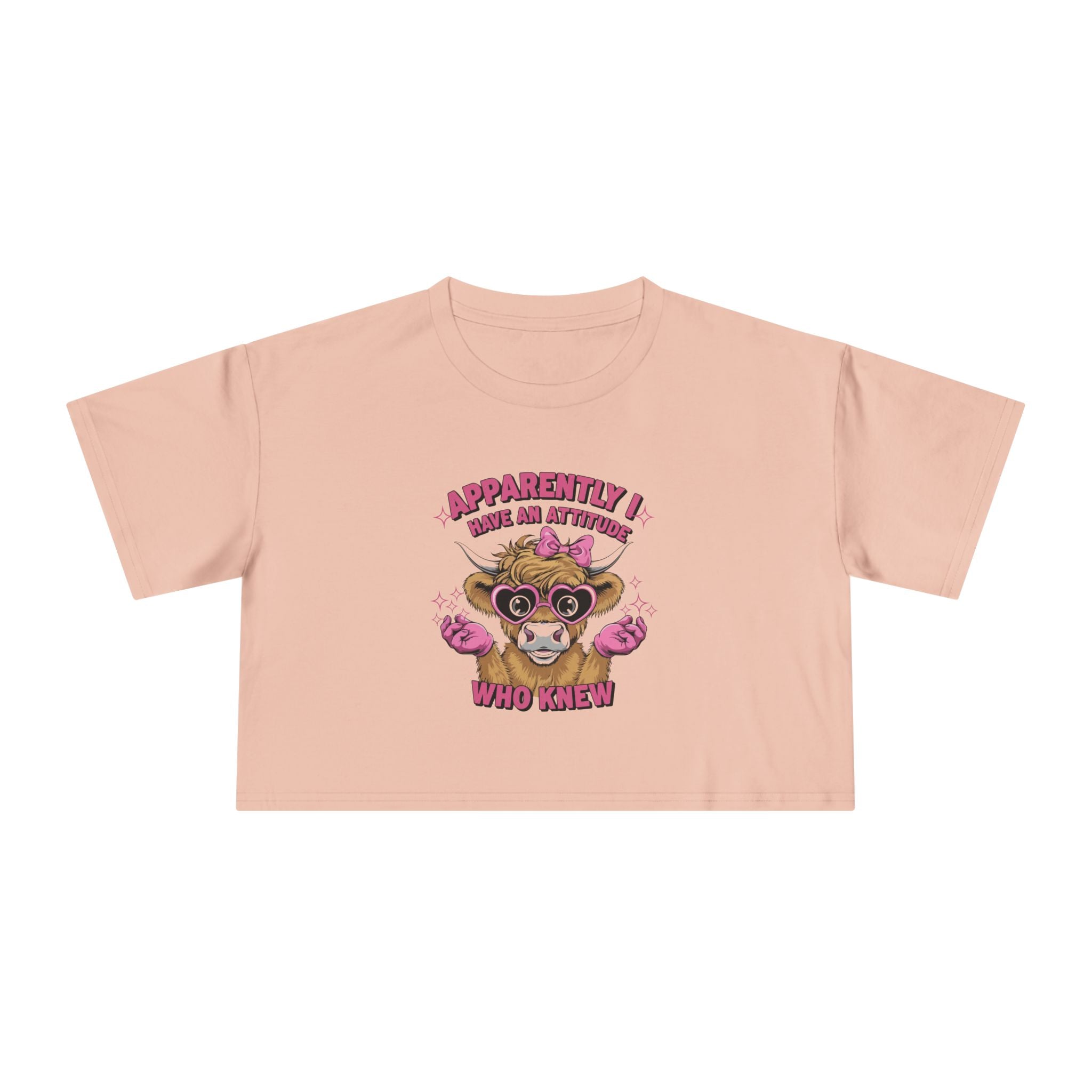 Apparently I Have an Attitude Crop Tee