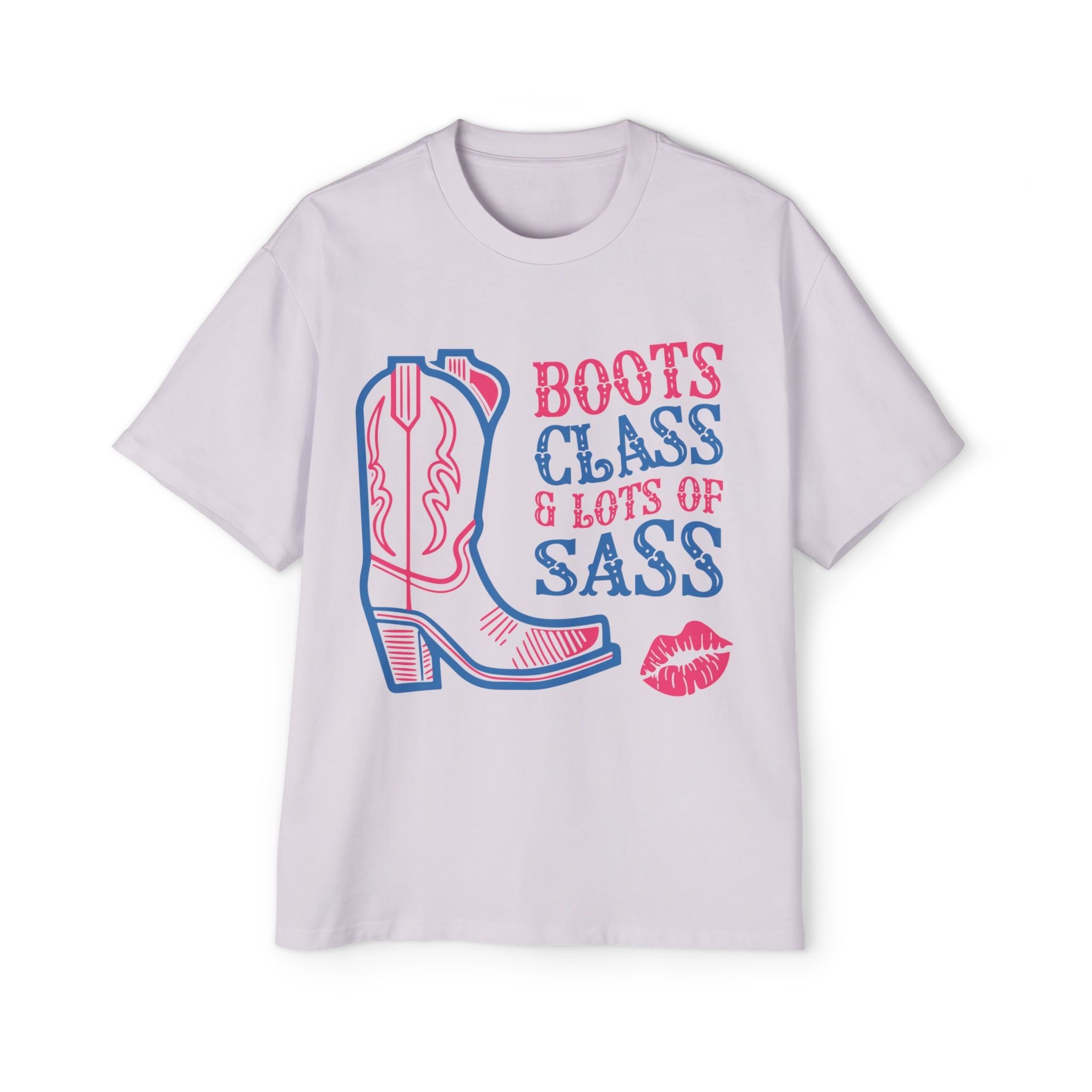 Boot Class Sass Western Oversized Tee - Style Circus