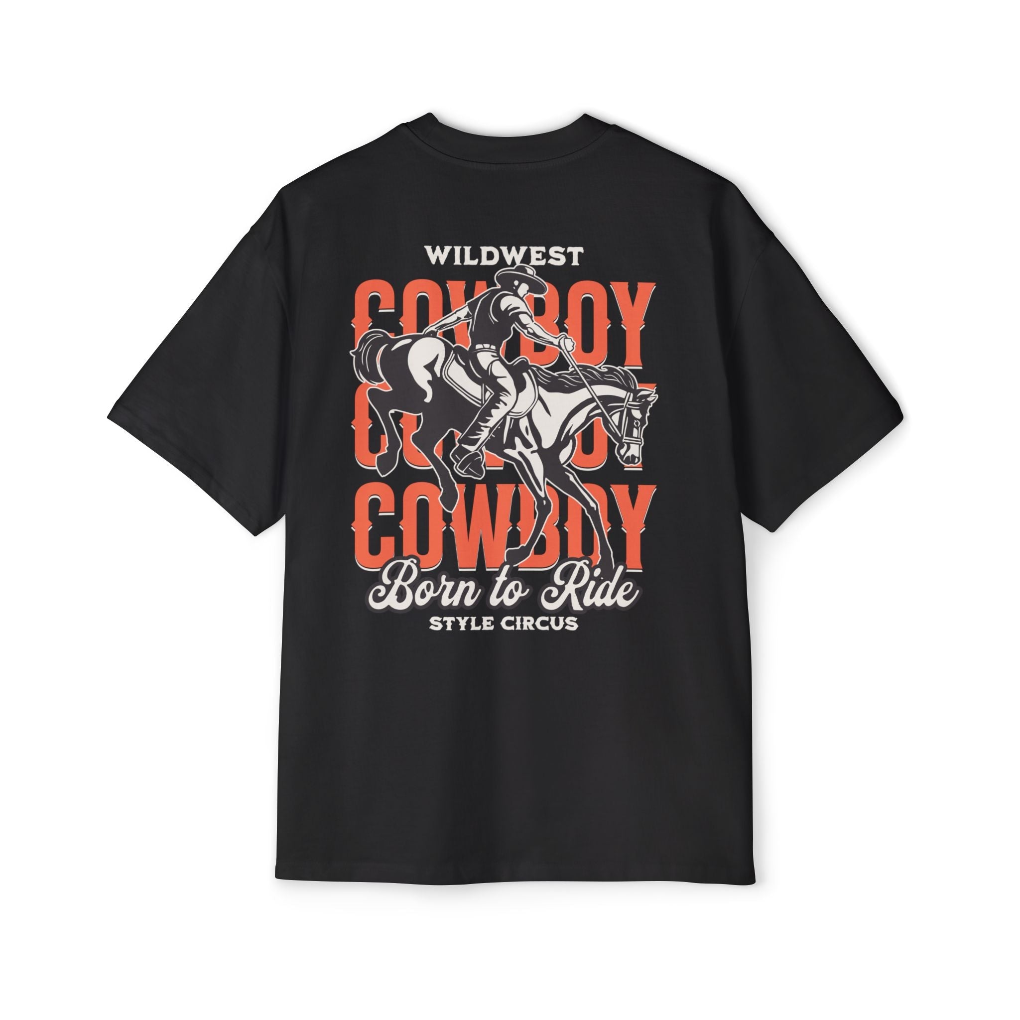 Born to Ride Cowboy Oversized Tee - Style Circus