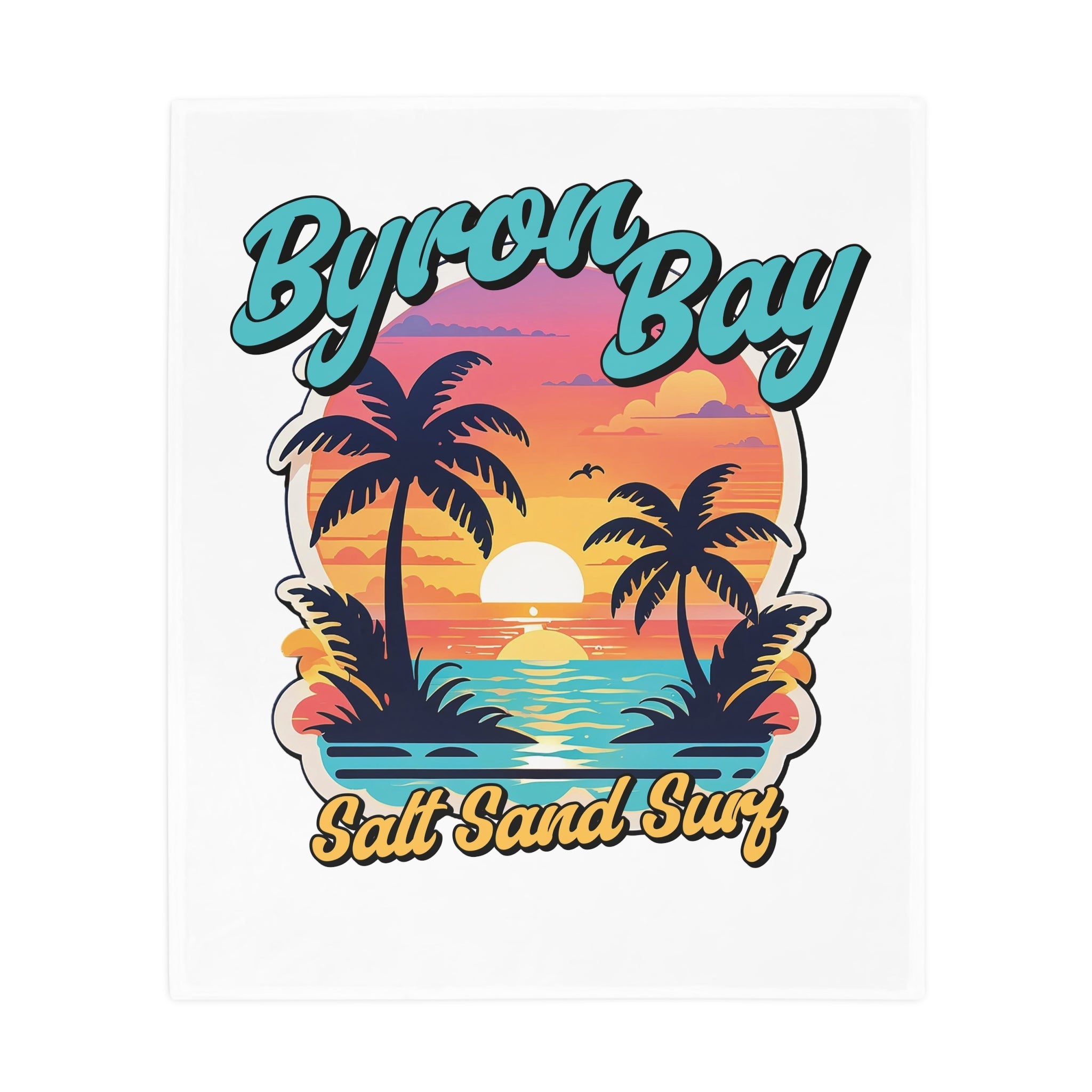 Byron Bay White Throw Blanket