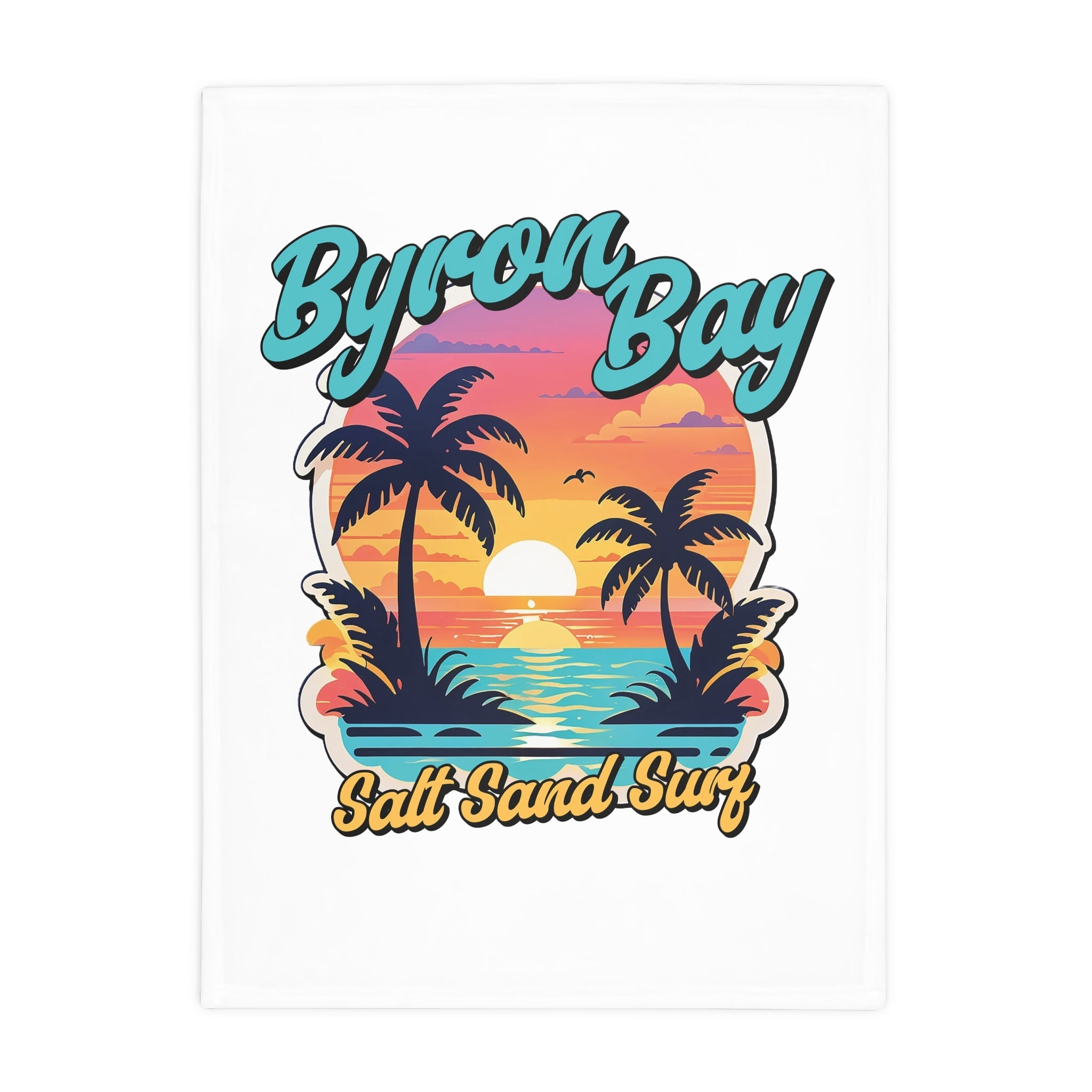 Byron Bay White Throw Blanket