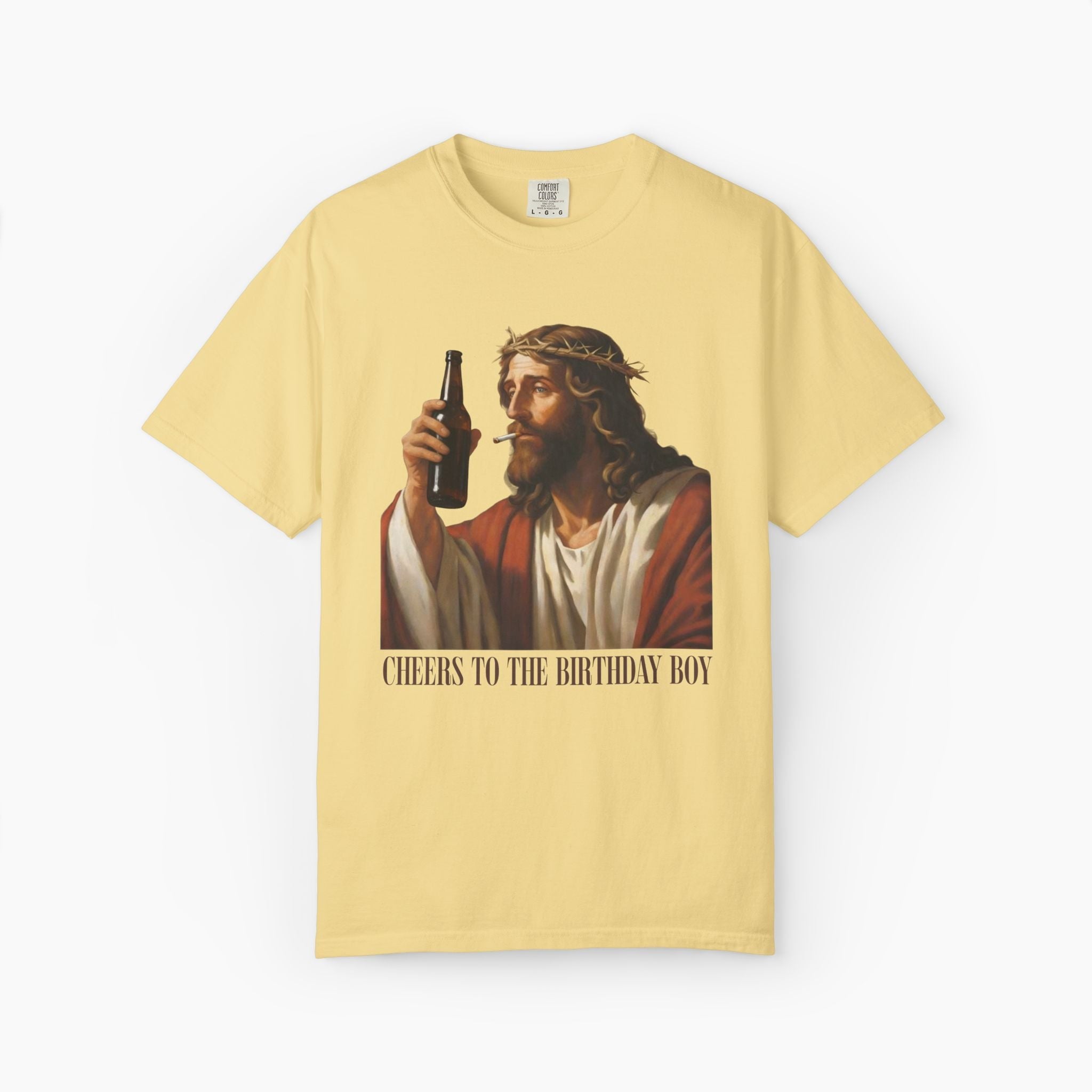 Cheers Jesus Birthday Oversized T-Shirt