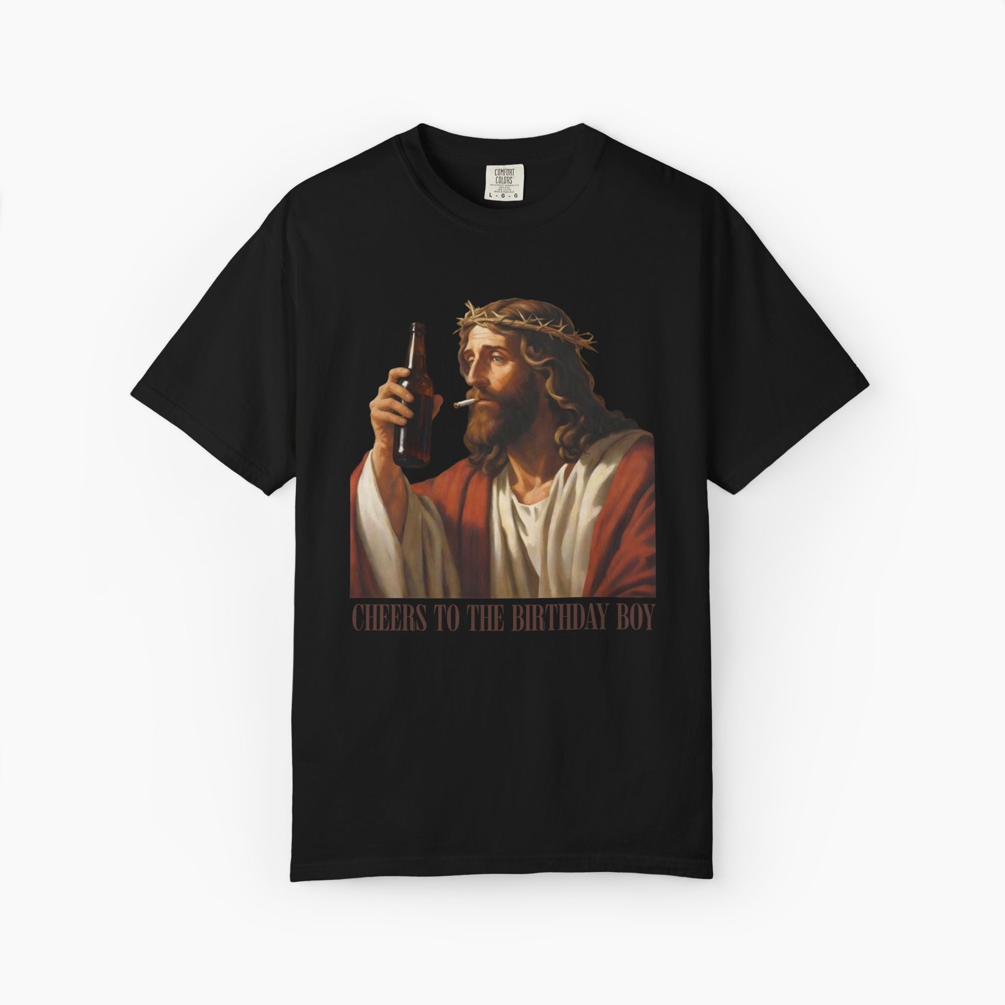 Cheers Jesus Birthday Oversized T-Shirt