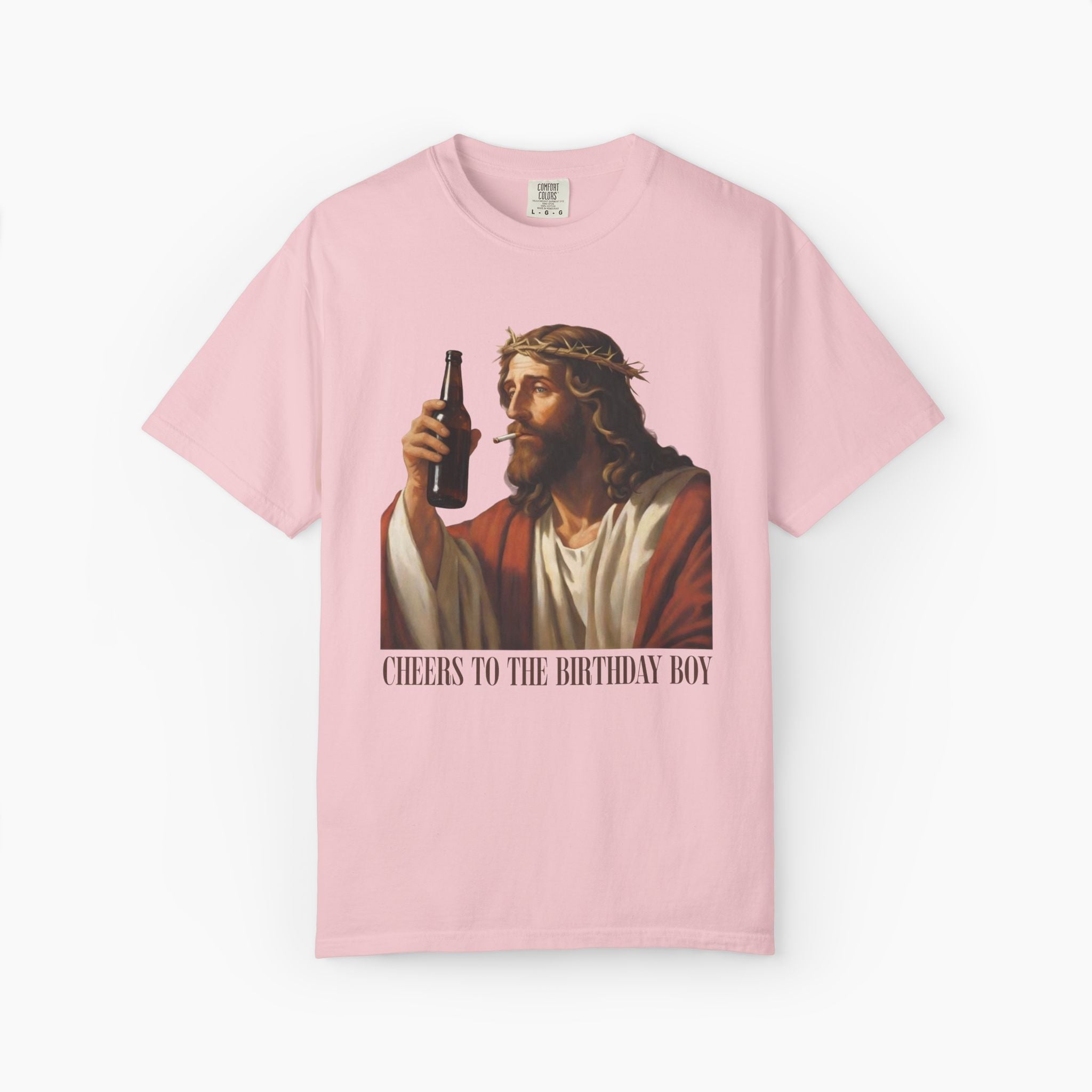 Cheers Jesus Birthday Oversized T-Shirt