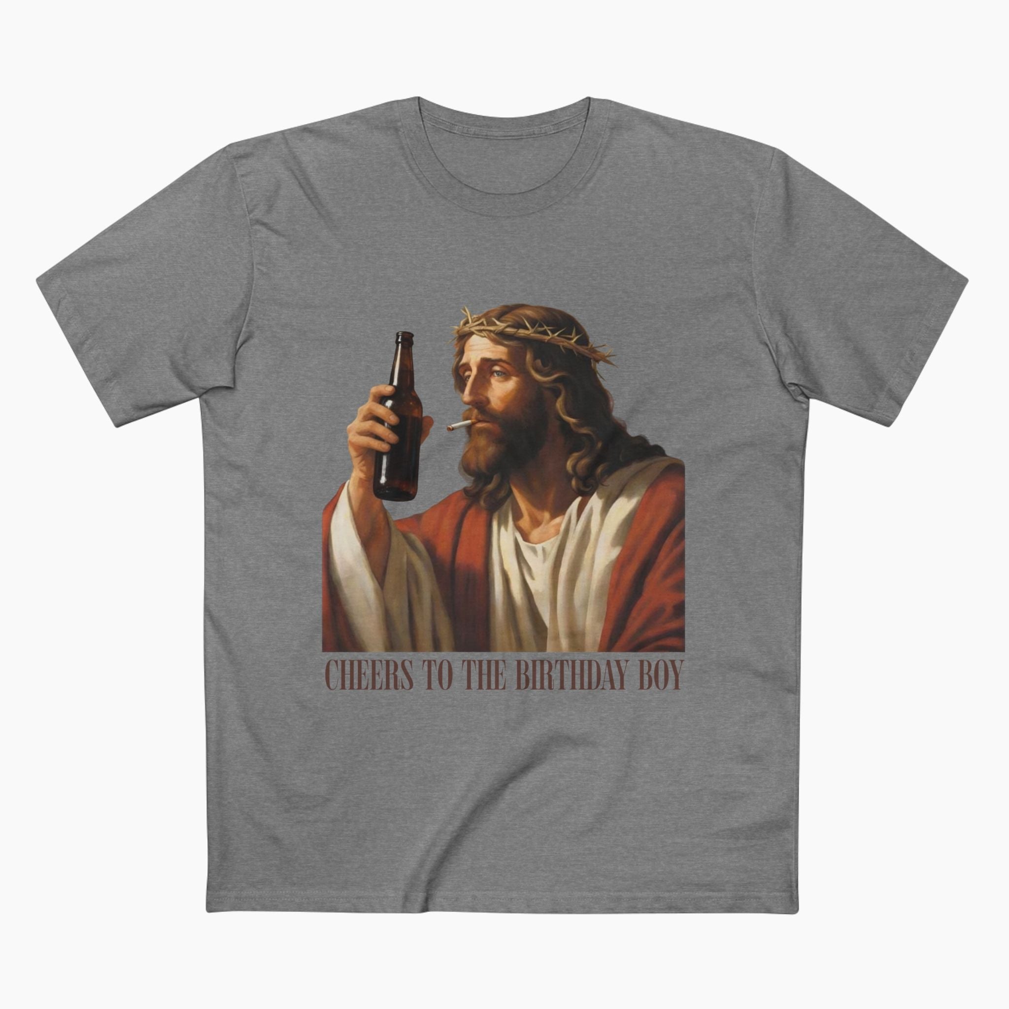 Cheers Jesus Birthday Unisex Staple Tee