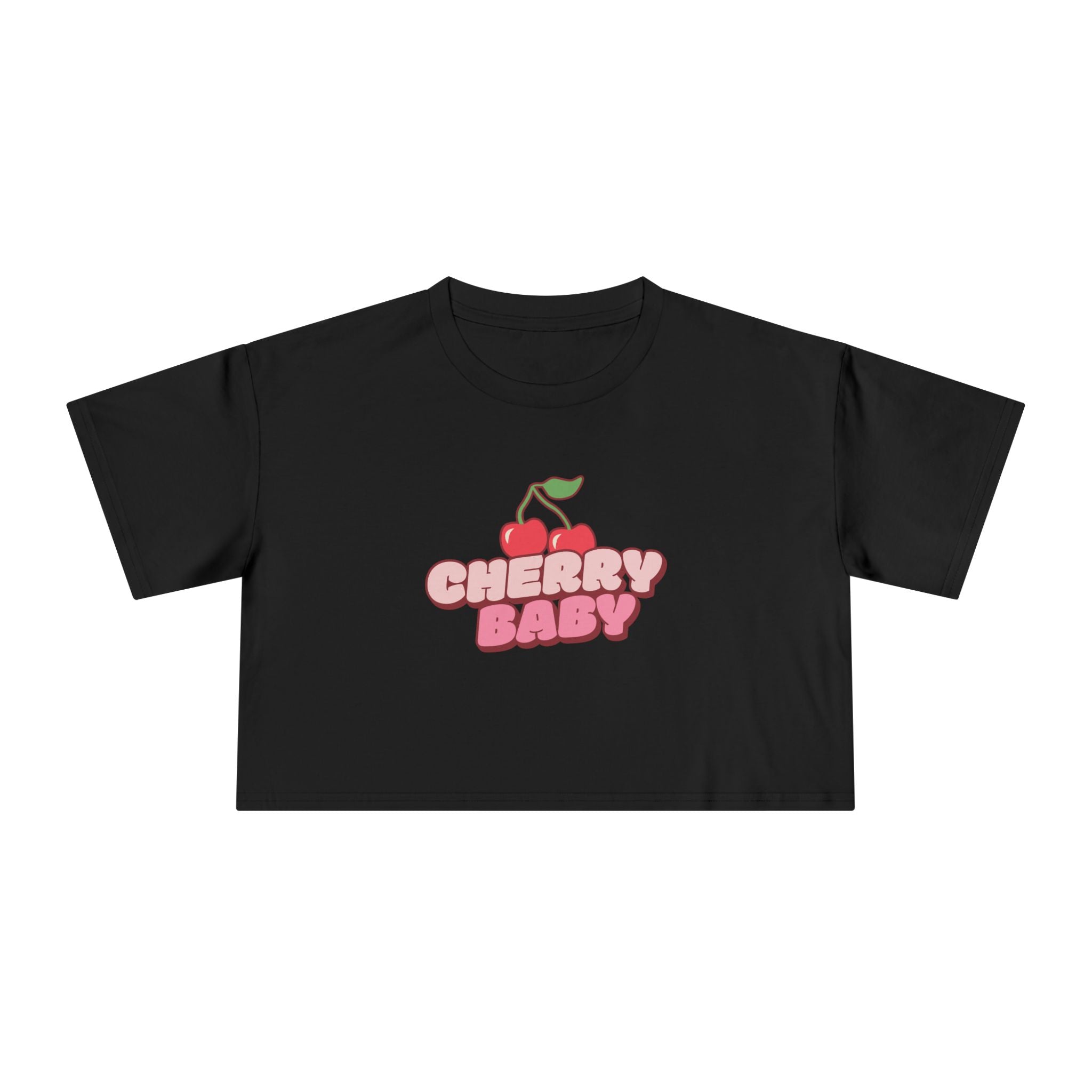 Cherry Baby Crop Tee