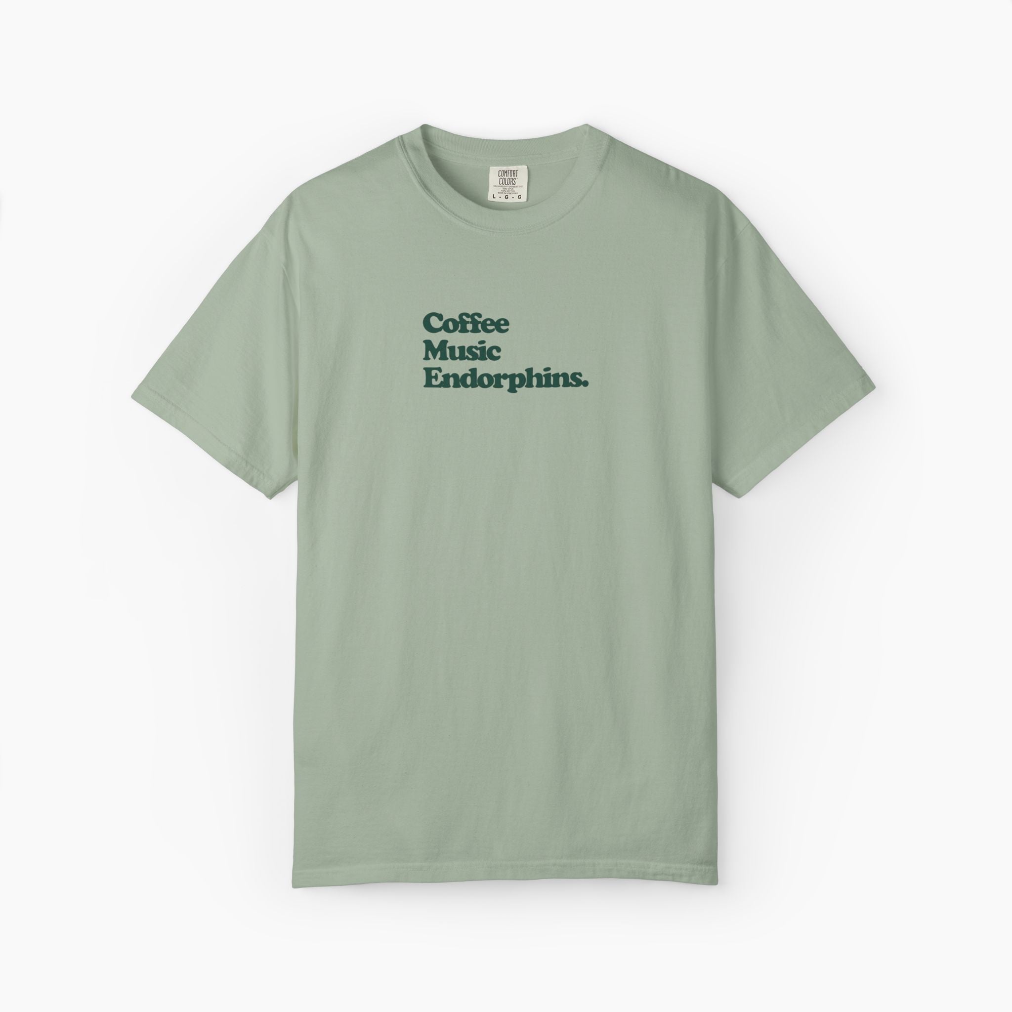 Coffee Music Endorphins Oversized T-Shirt