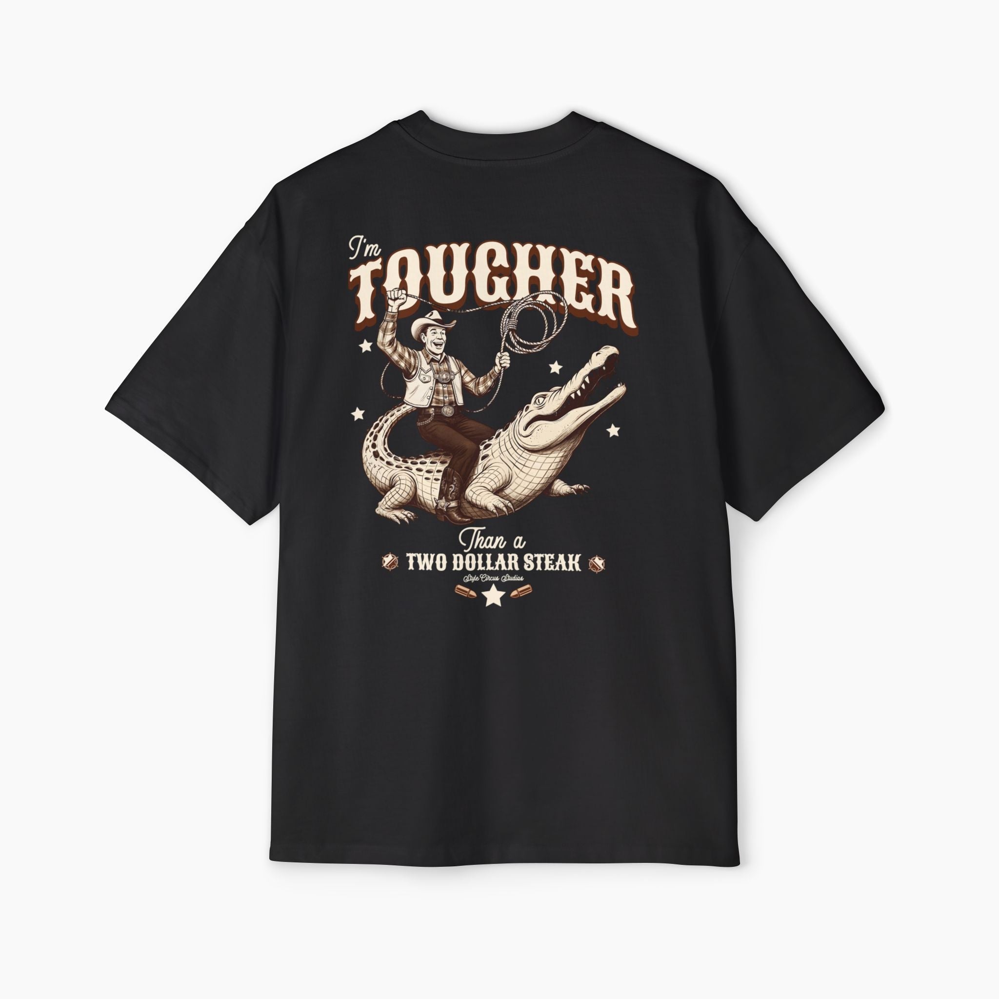 Cowboy Tough Boxy Oversized Tee