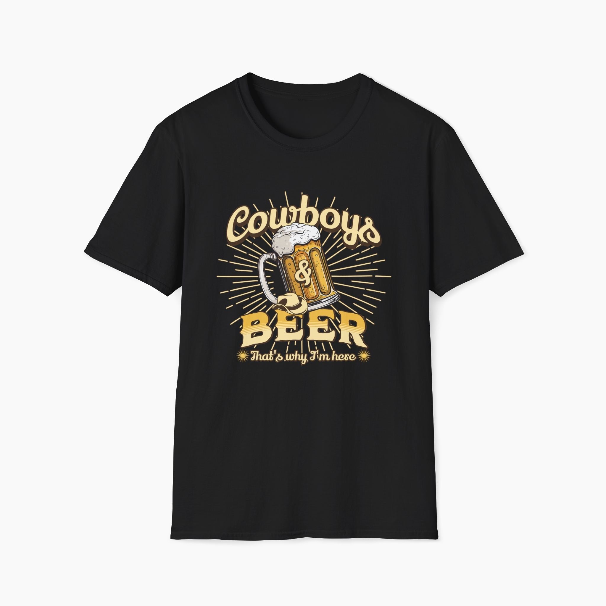 Cowboys And Beer Western T-Shirt