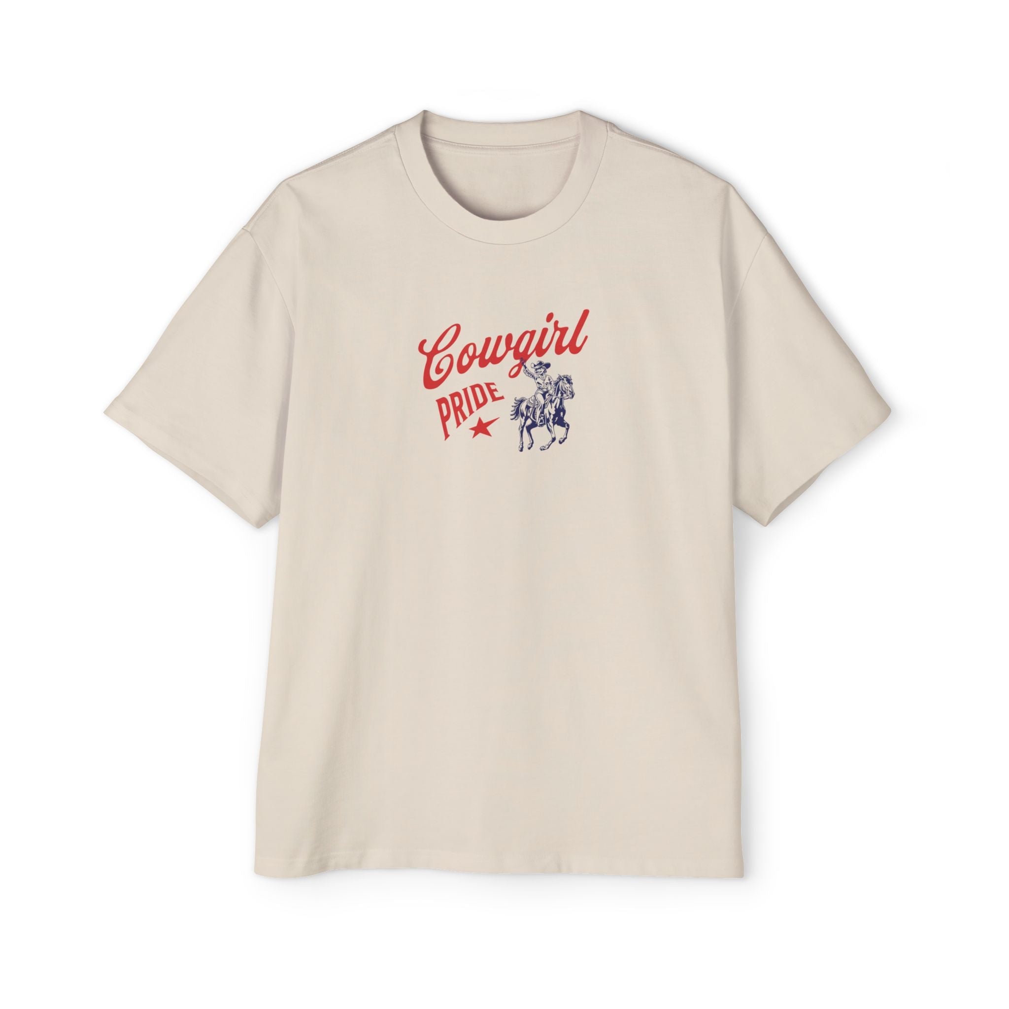 Cowgirl Pride Western Oversized Tee - Style Circus