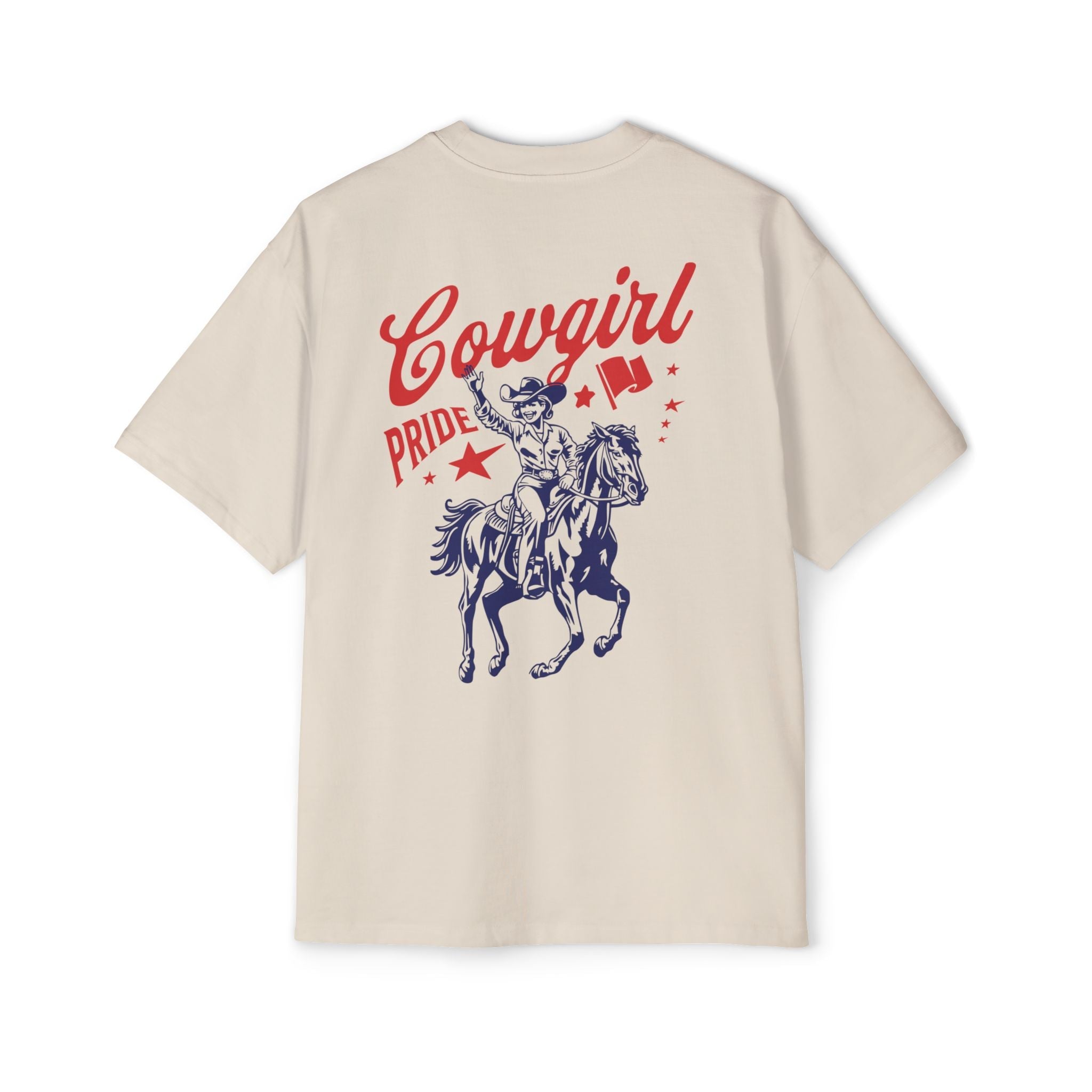 Cowgirl Pride Western Oversized Tee - Style Circus