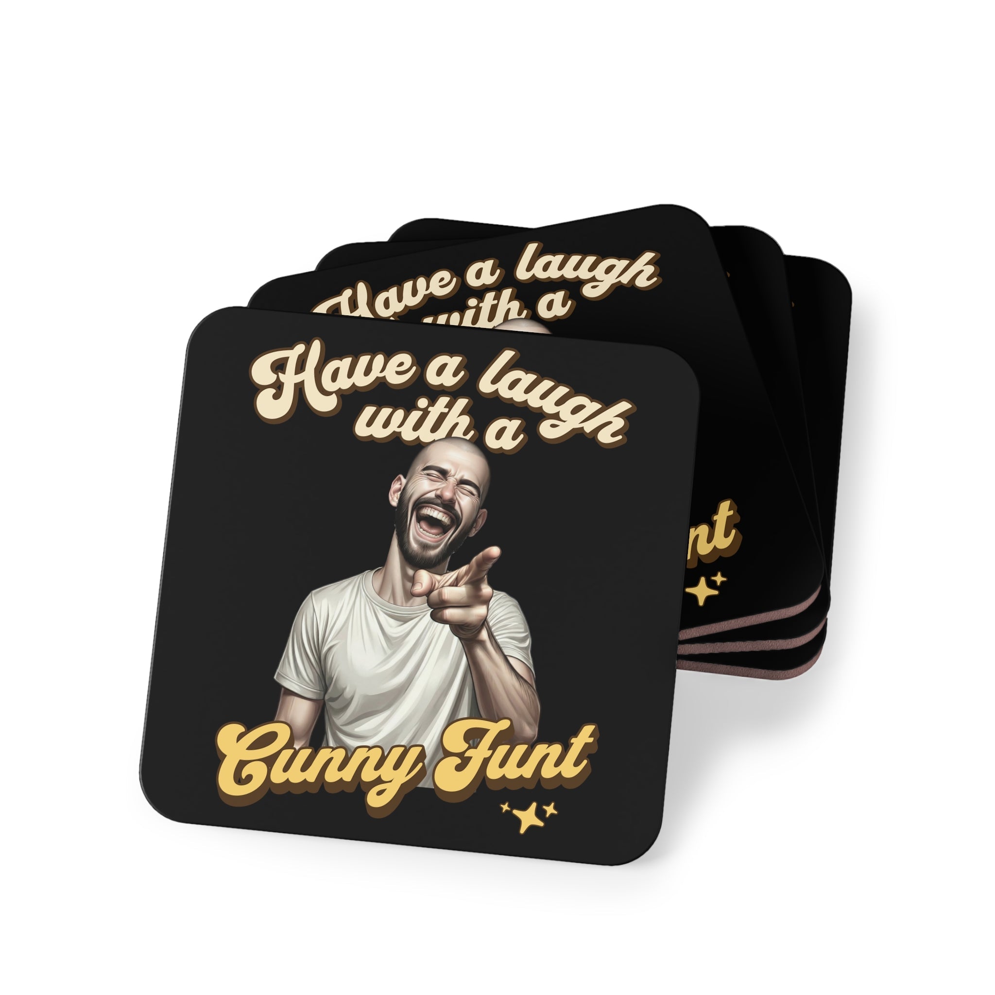 Cunny Funt Drink Coasters