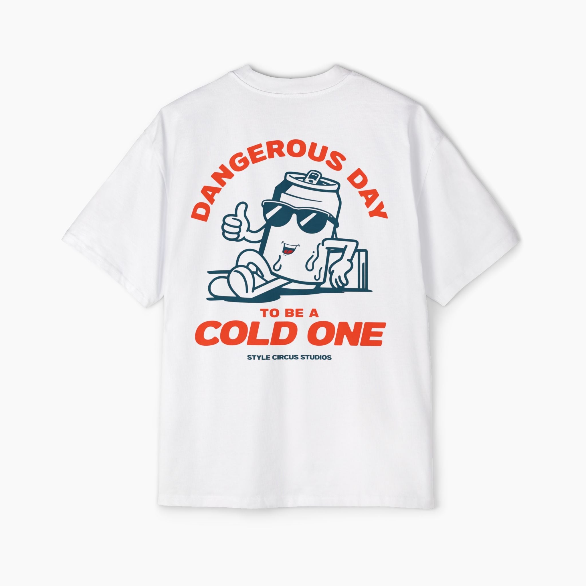 Dangerous Day To Be A Cold One Boxy Oversized Tee