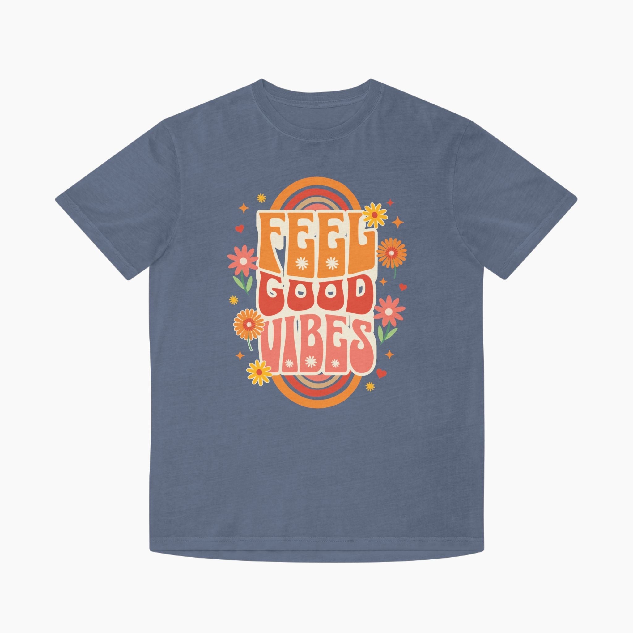 Feel Good Vibes Unisex Faded Tee
