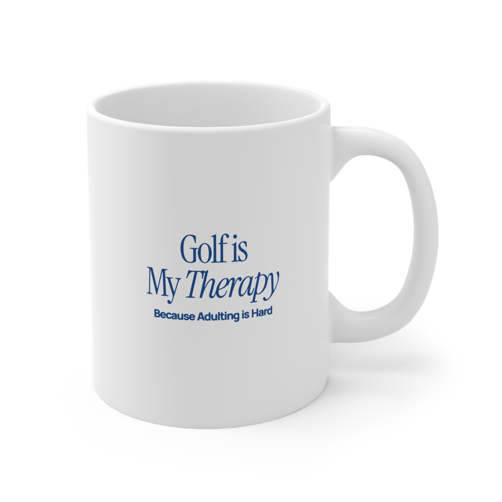 Golf Is My Therapy Mug