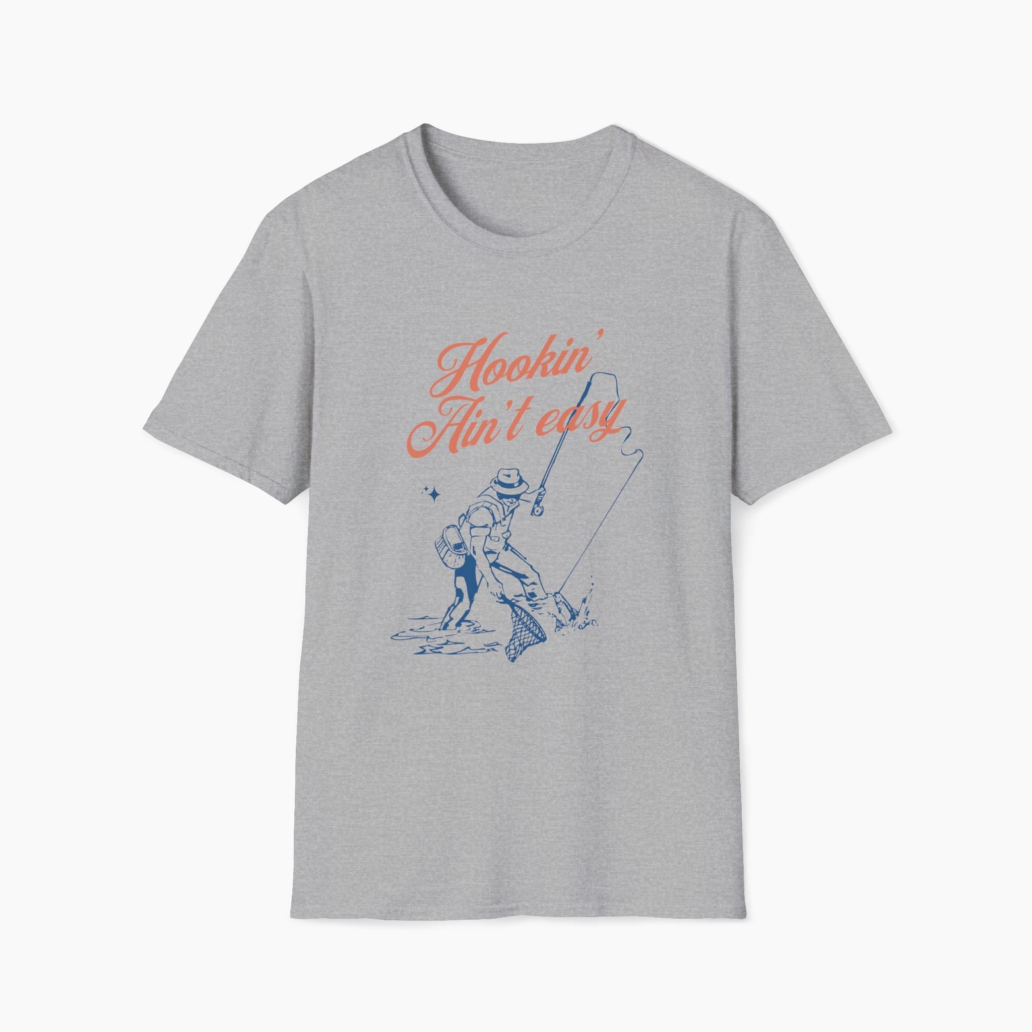 Hookin' Ain't Easy Fishing T-Shirt