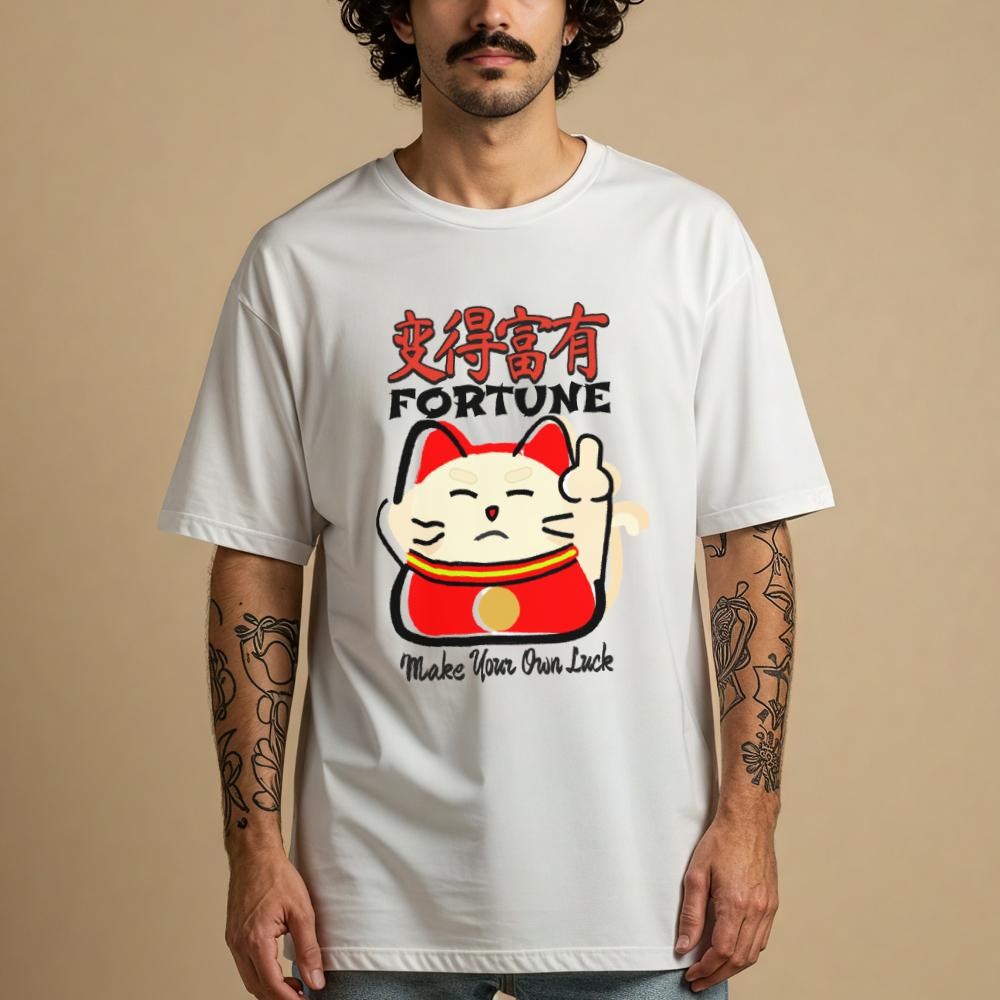 Make Your Own Luck Fortune Cat T-Shirt