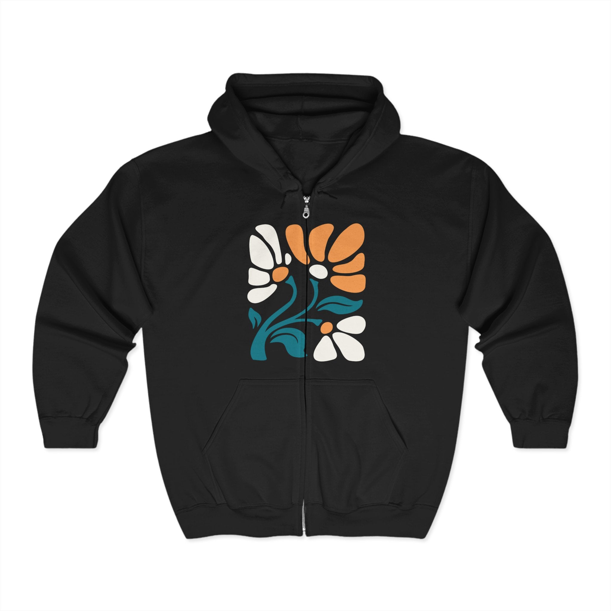 Rise Like A Bloom Unisex Zip-Up Hoodie