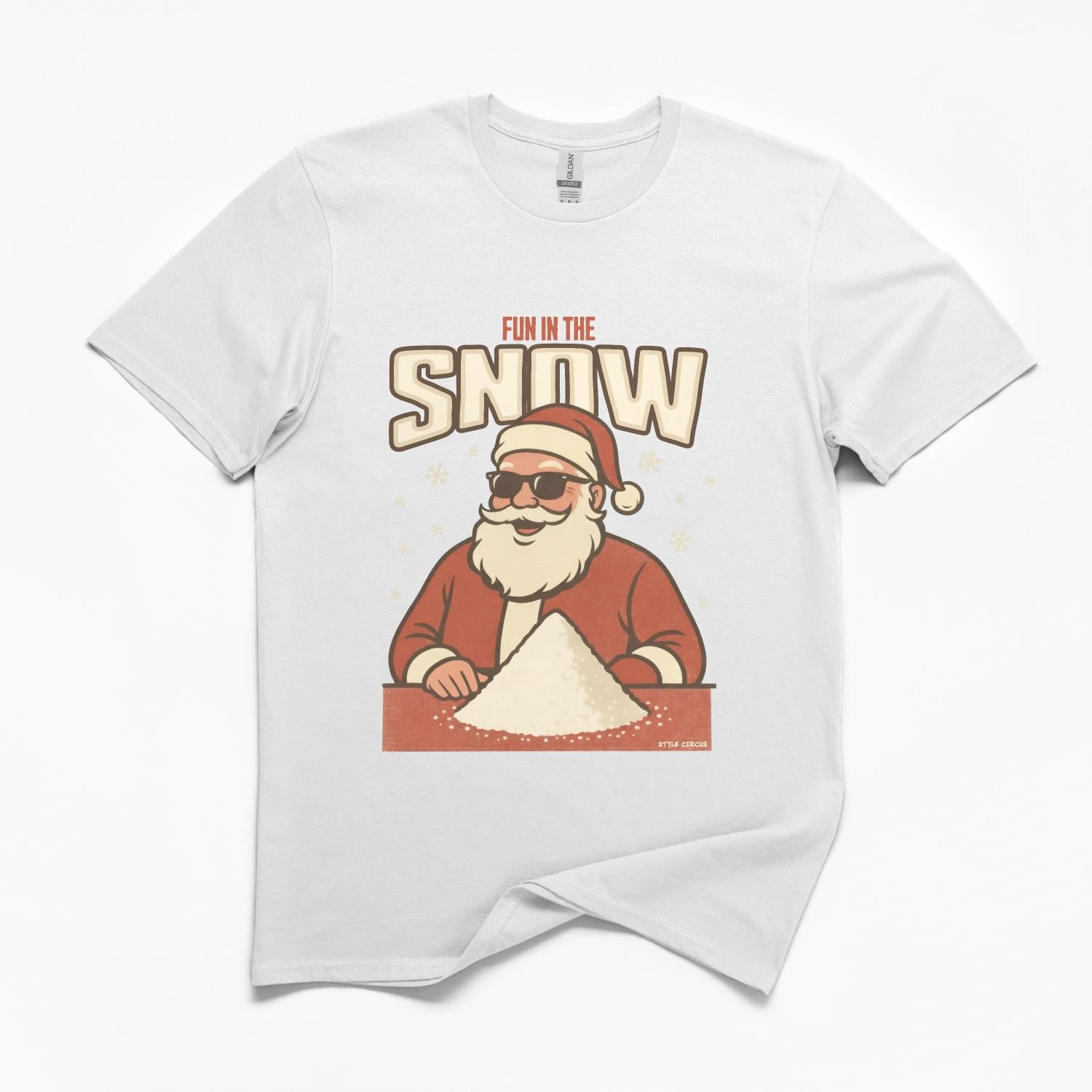 Santa Fun In The Snow T-Shirt