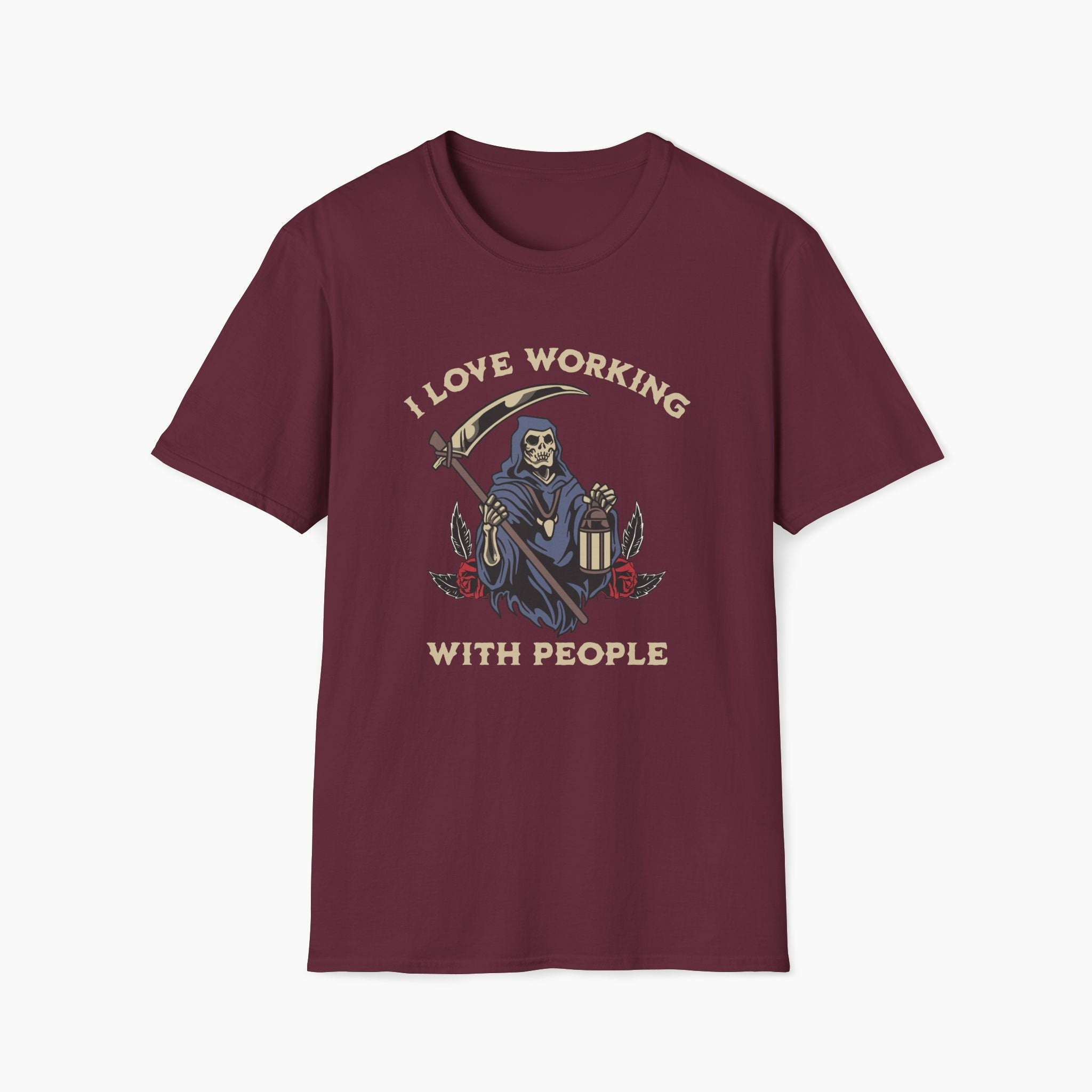 Slasher Loves Working With People T-Shirt