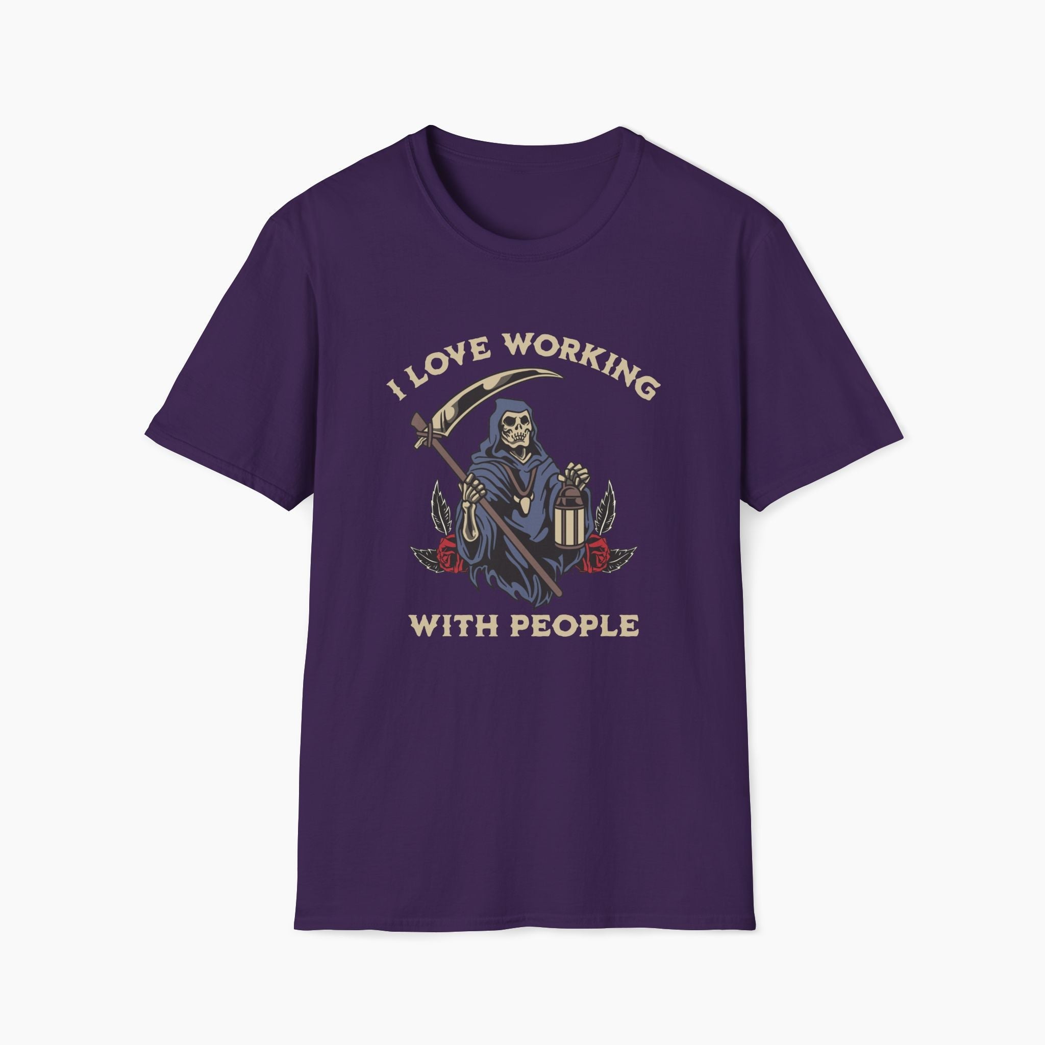 Slasher Loves Working With People T-Shirt
