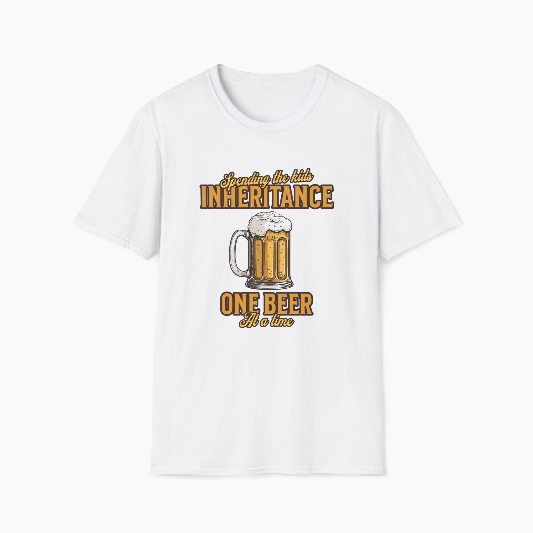 Spending The Kids Inheritance Beer T-Shirt