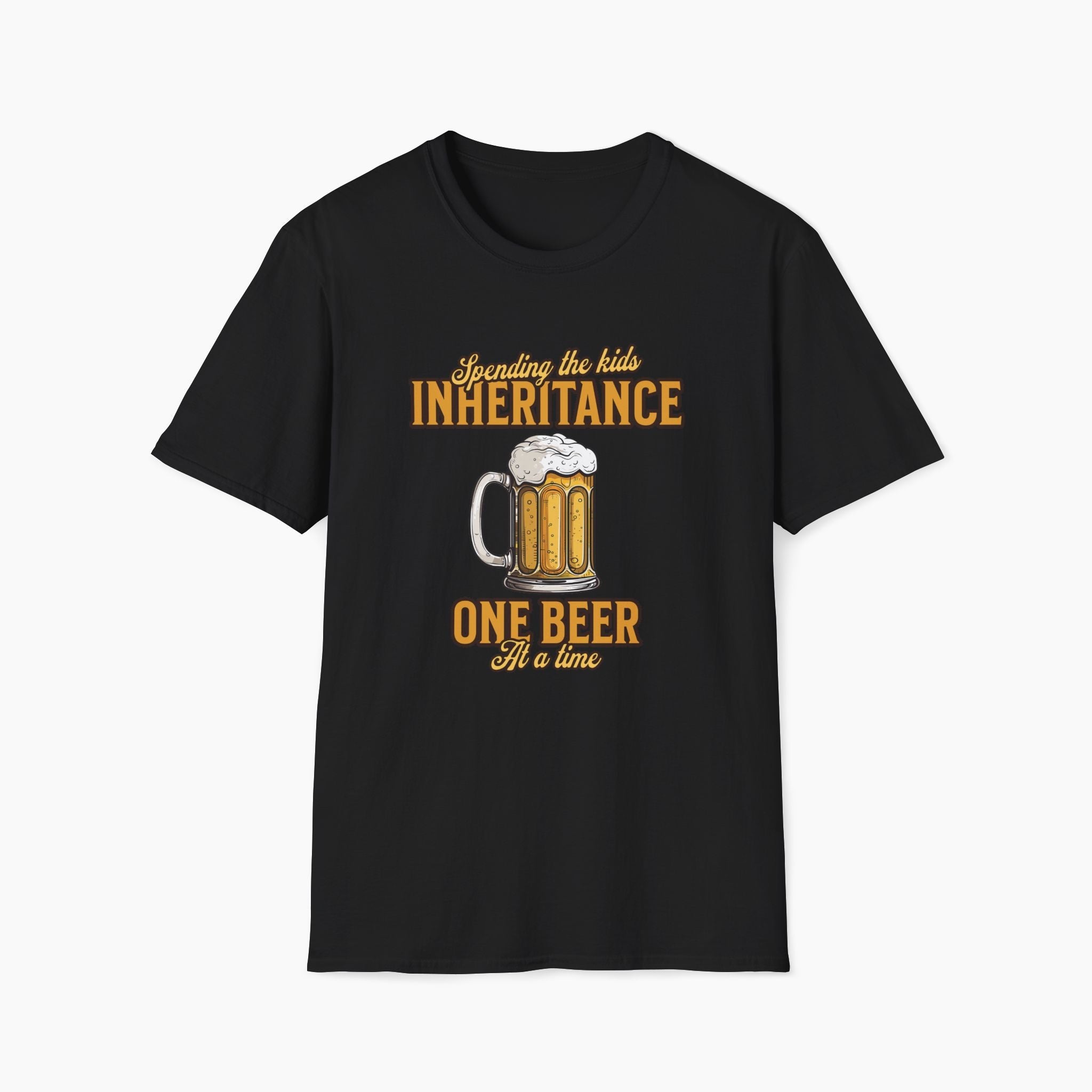 Spending The Kids Inheritance Beer T-Shirt