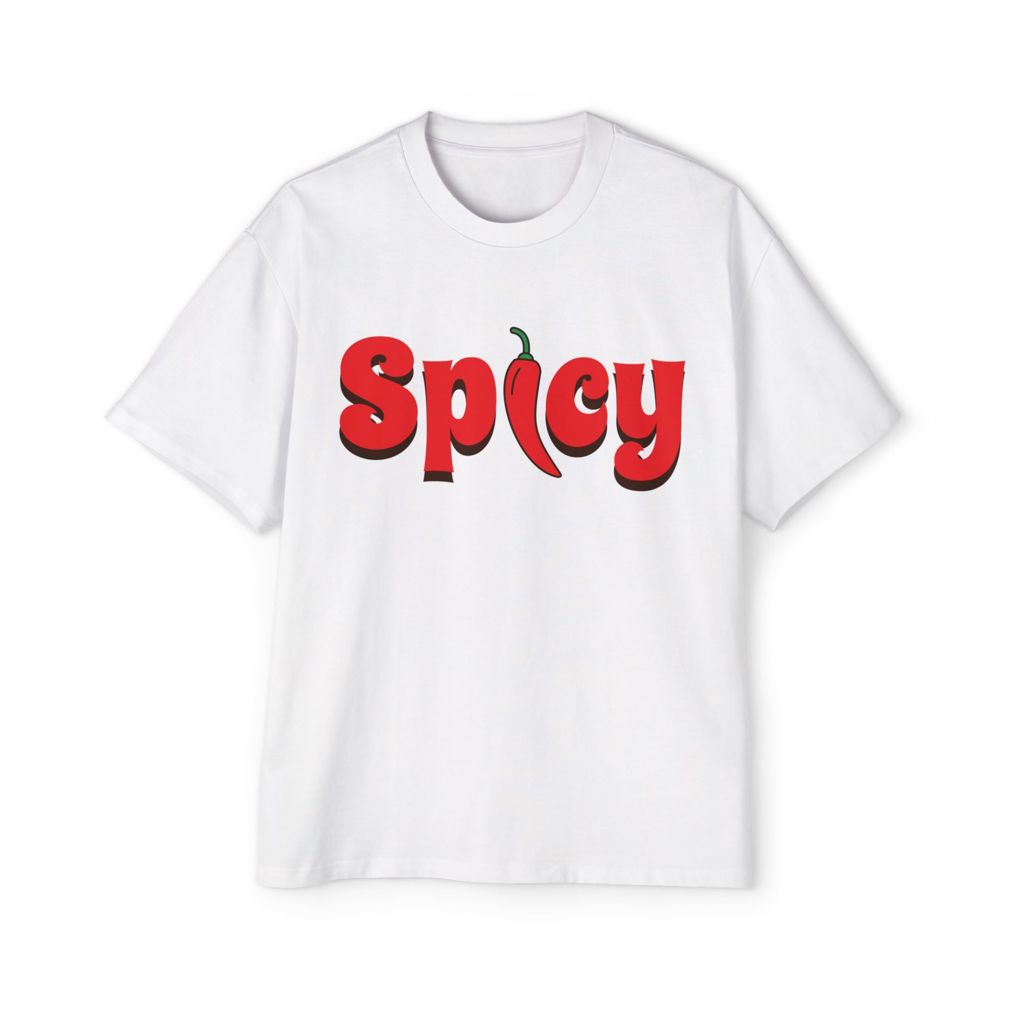Spicy Unisex Boxy Oversized Tee
