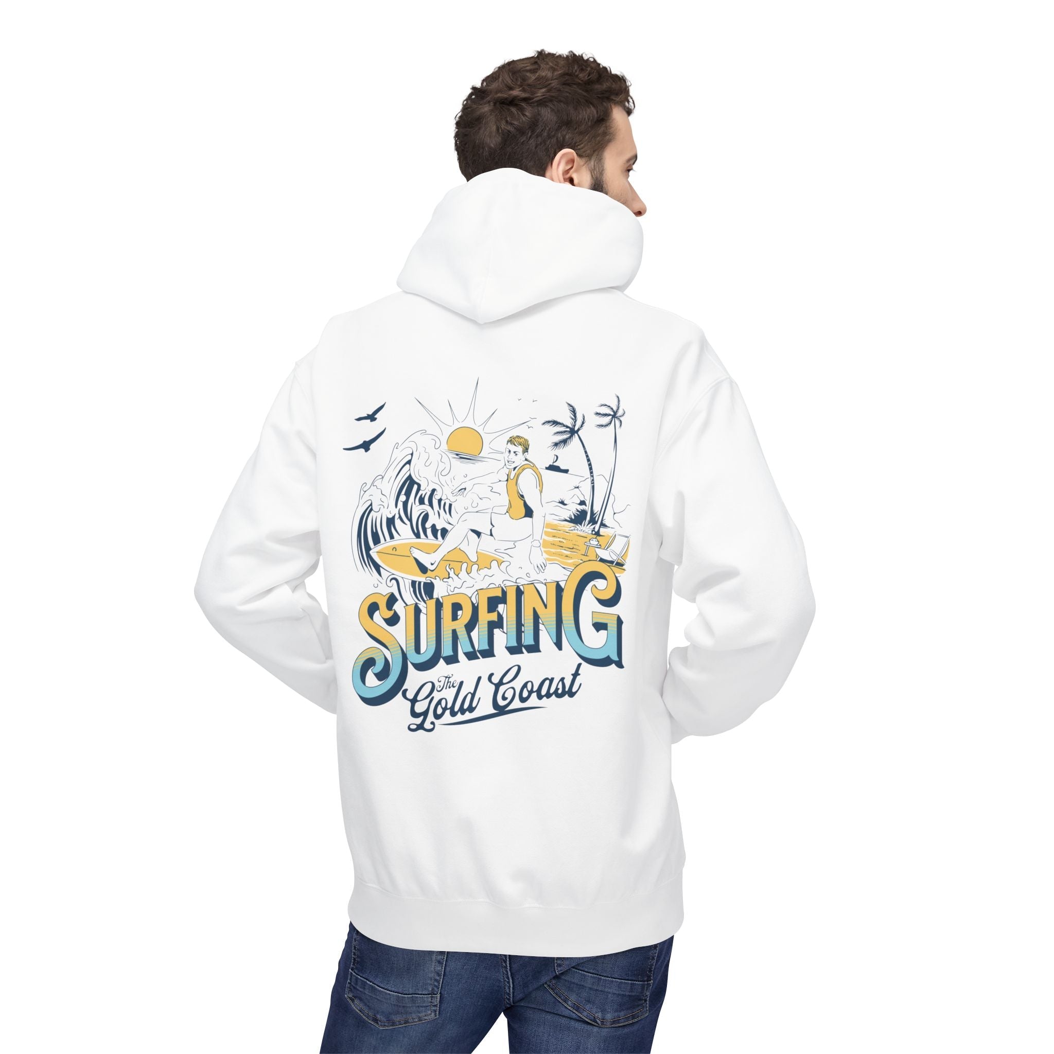 Surfing The Gold Coast Unisex Hoodie