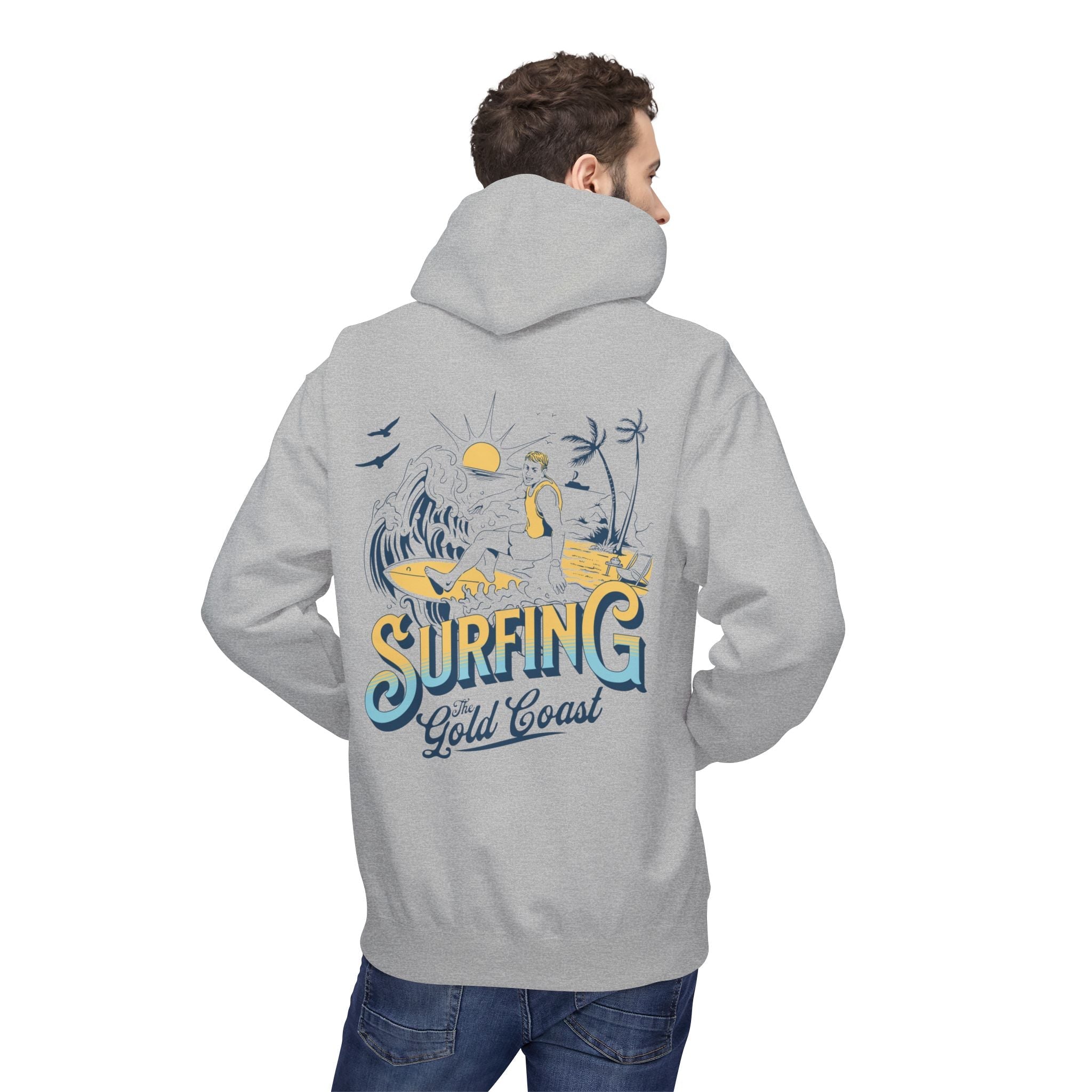 Surfing The Gold Coast Unisex Hoodie