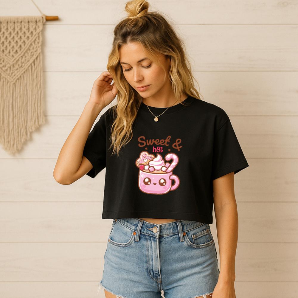 Sweet and Hot Crop Tee