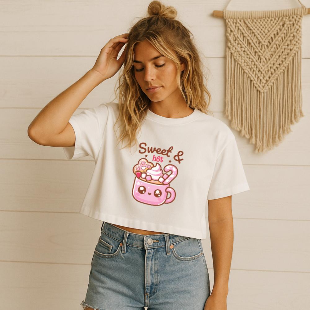 Sweet and Hot Crop Tee