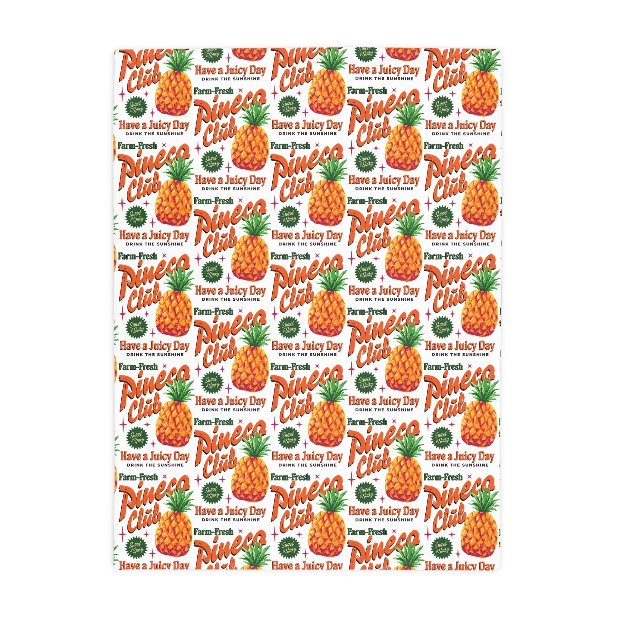 Sweet Pineapple Throw Blanket