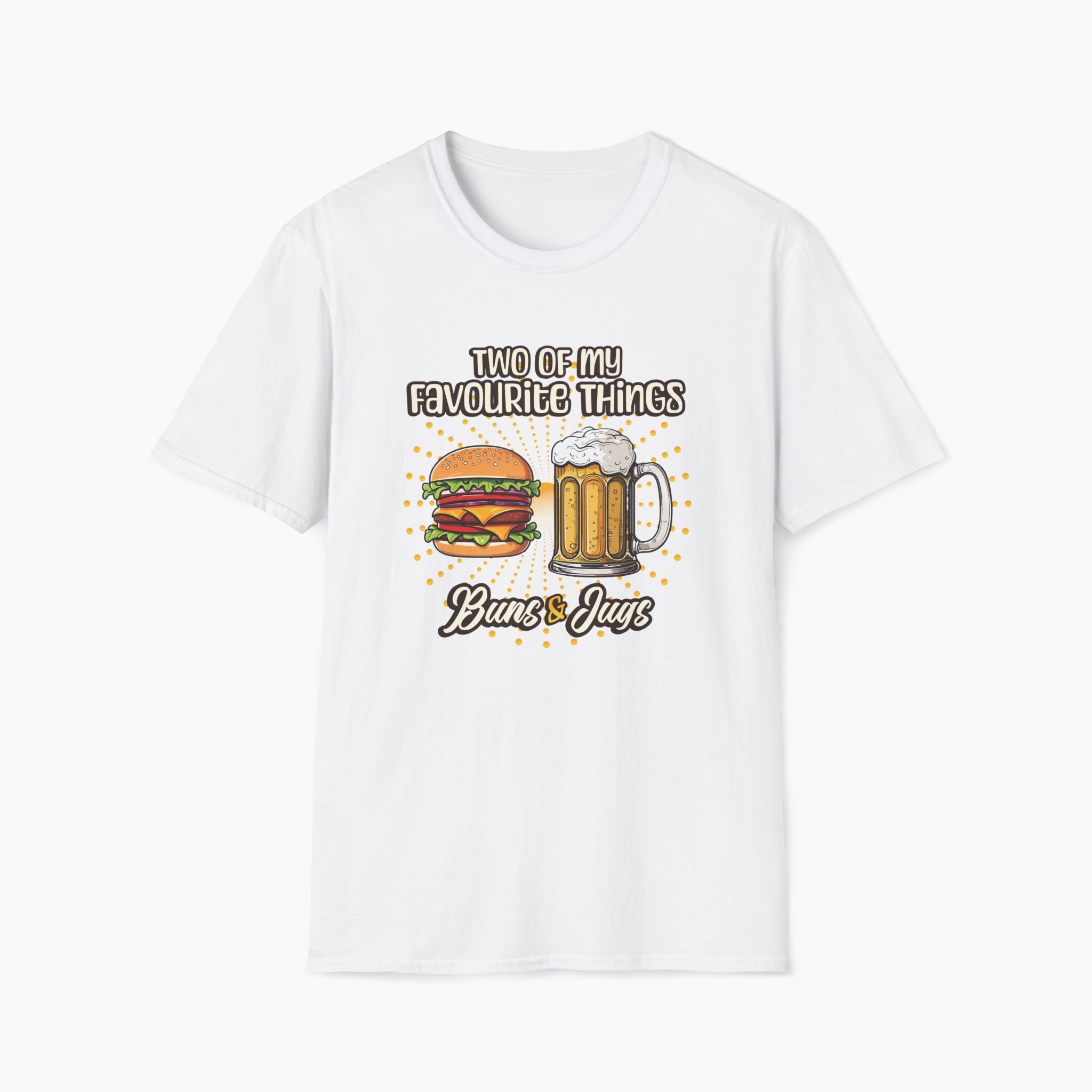 Two Of My Favourite Things Buns and Jugs T-Shirt