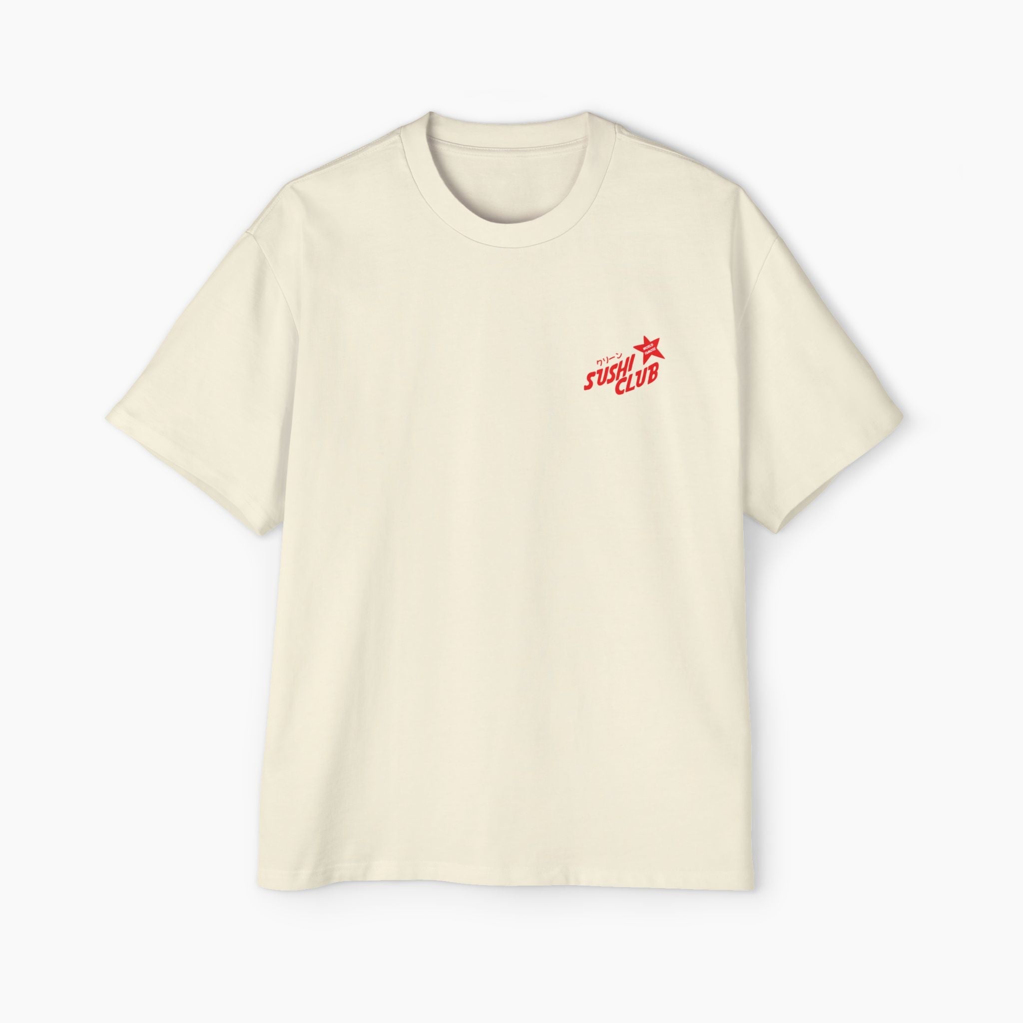 World Famous Sushi Club Boxy Oversized Tee