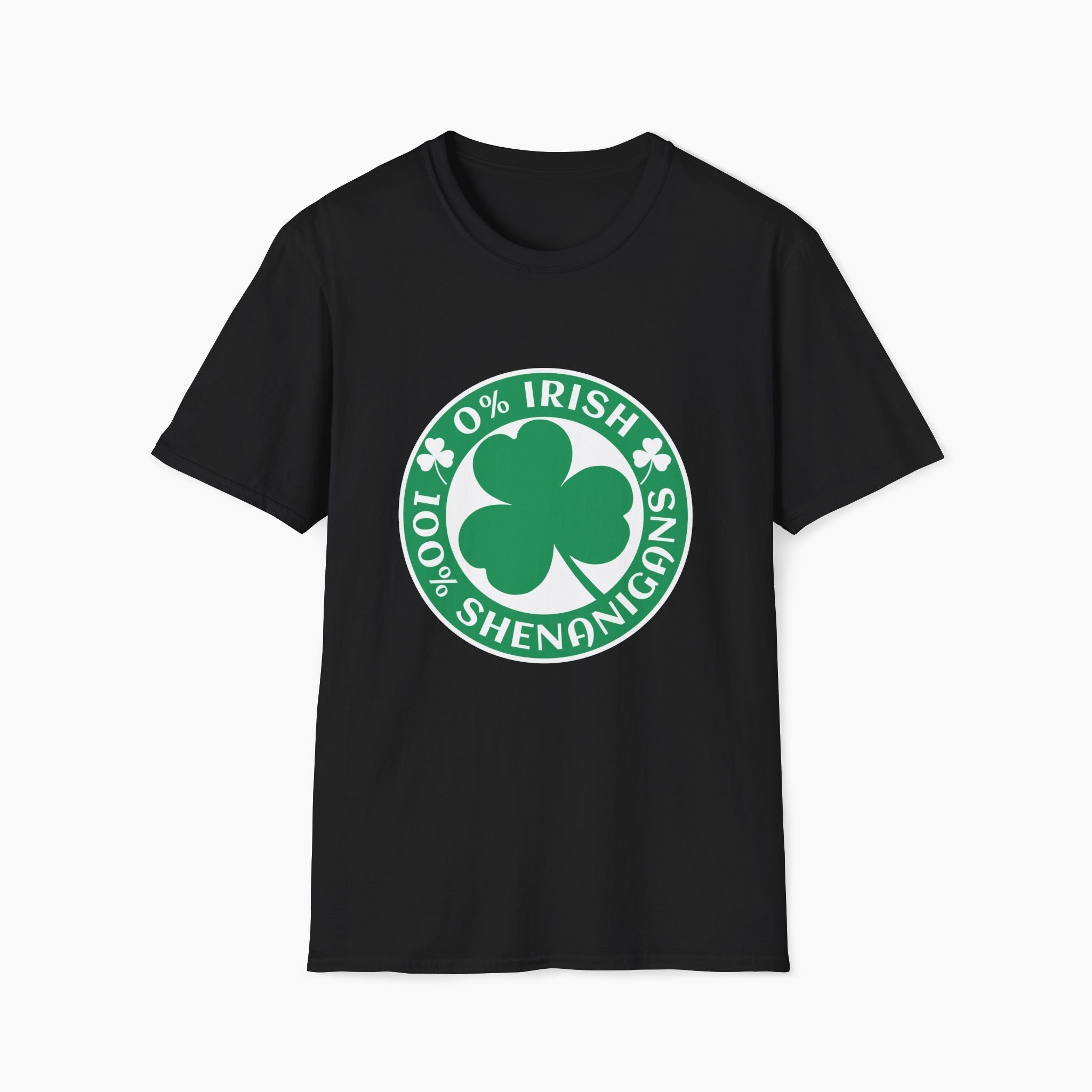 0% Irish 100% Shenanigans St Patrick's Day Unisex T-Shirt