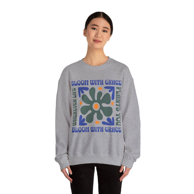 Bloom With Grace Unisex Sweatshirt - Style Circus