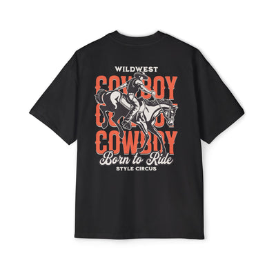 Born to Ride Cowboy Oversized Tee - Style Circus