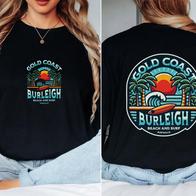 Burleigh Beach & Surf Gold Coast Long Sleeves - Style Circus