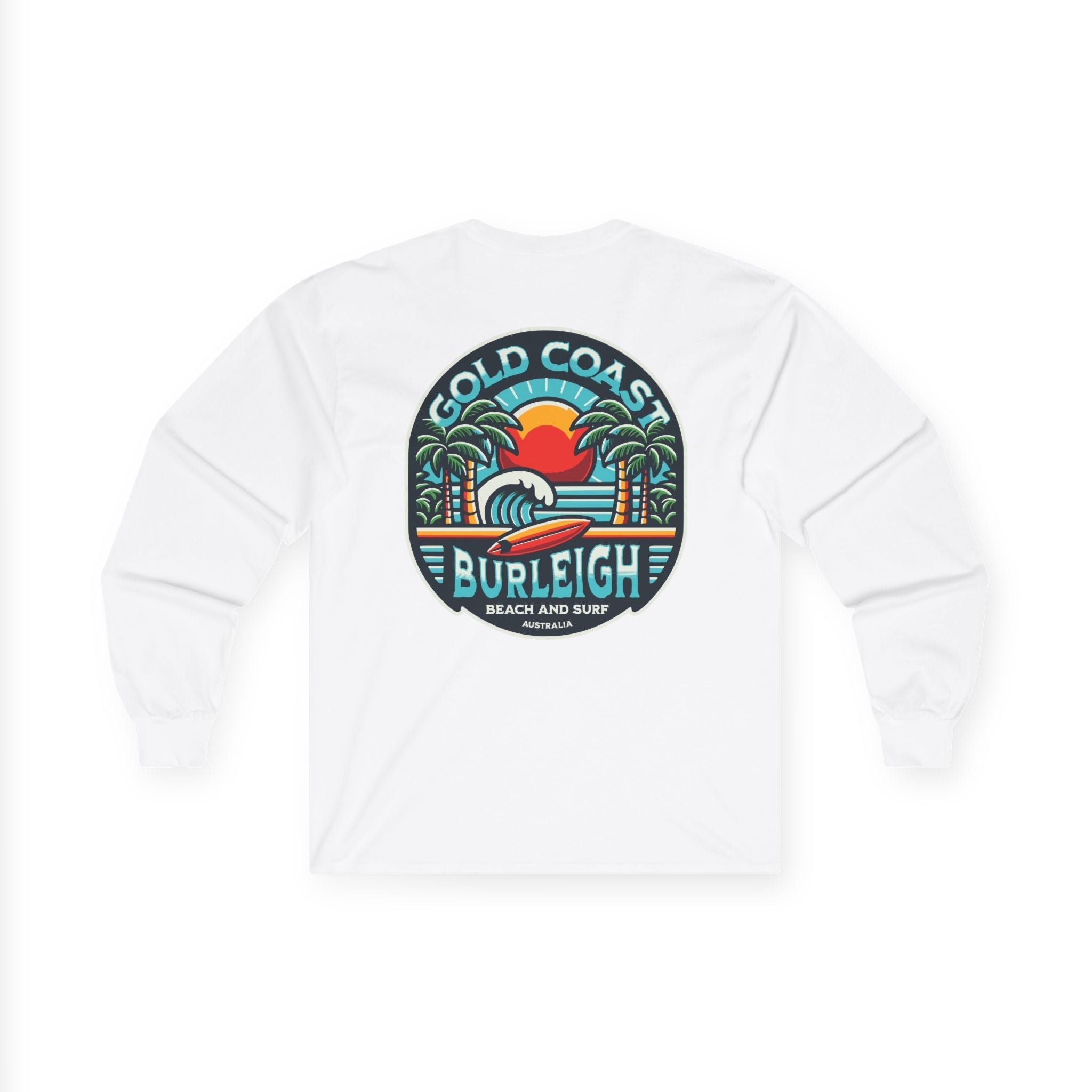 Burleigh Beach & Surf Gold Coast Long Sleeves - Style Circus