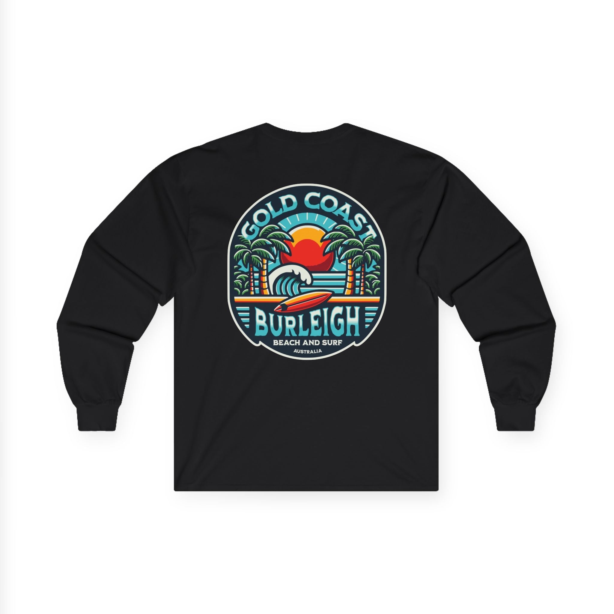 Burleigh Beach & Surf Gold Coast Long Sleeves - Style Circus