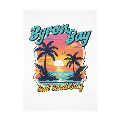 Byron Bay White Throw Blanket