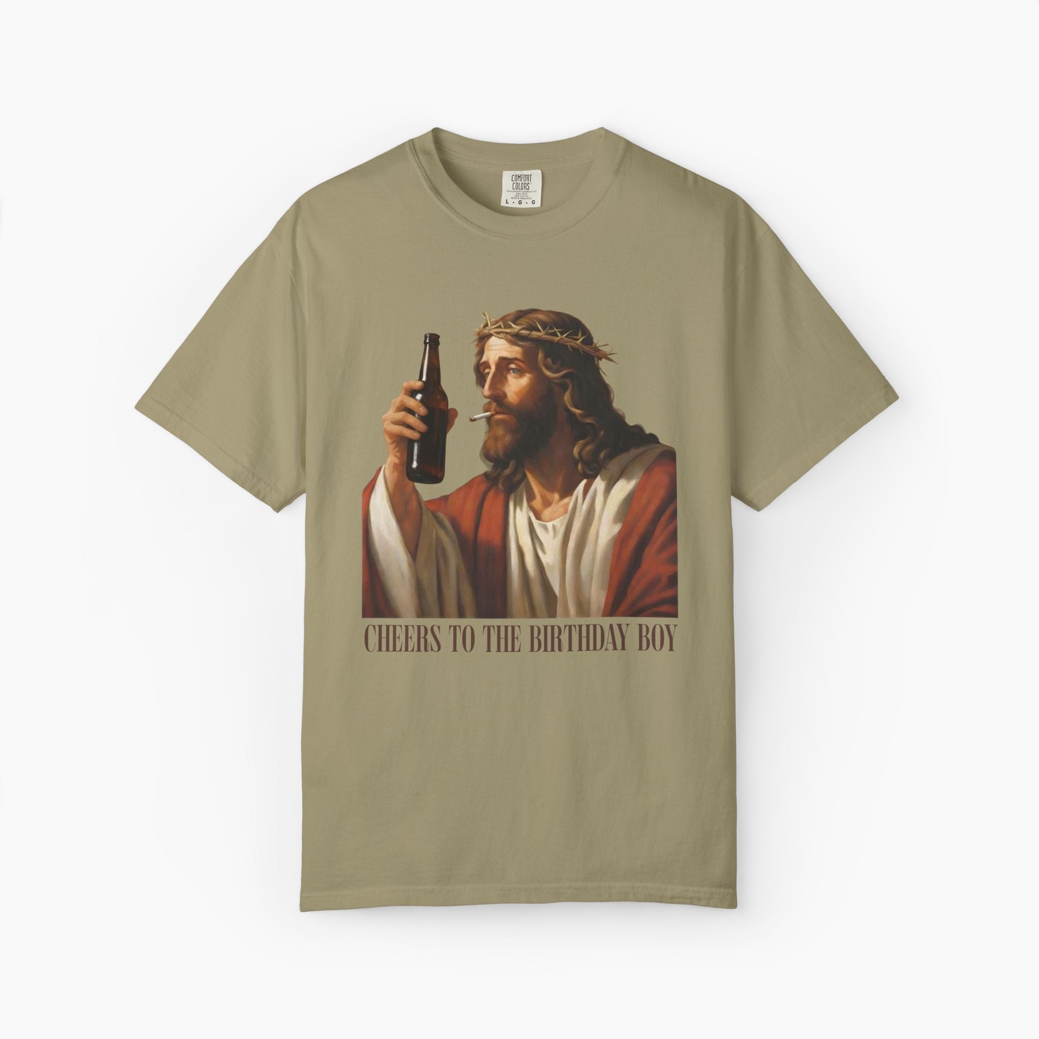 Cheers Jesus Birthday Oversized T-Shirt