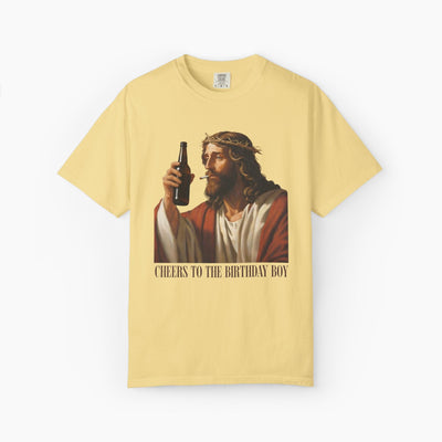Cheers Jesus Birthday Oversized T-Shirt
