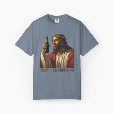 Cheers Jesus Birthday Oversized T-Shirt