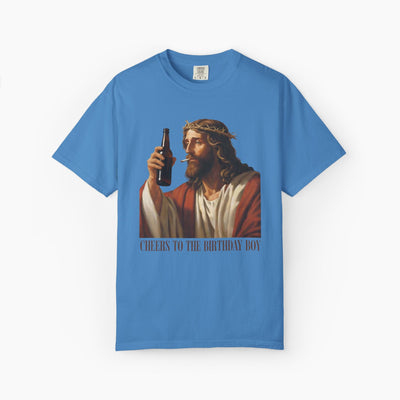Cheers Jesus Birthday Oversized T-Shirt