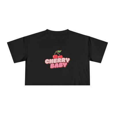 Cherry Baby Crop Tee