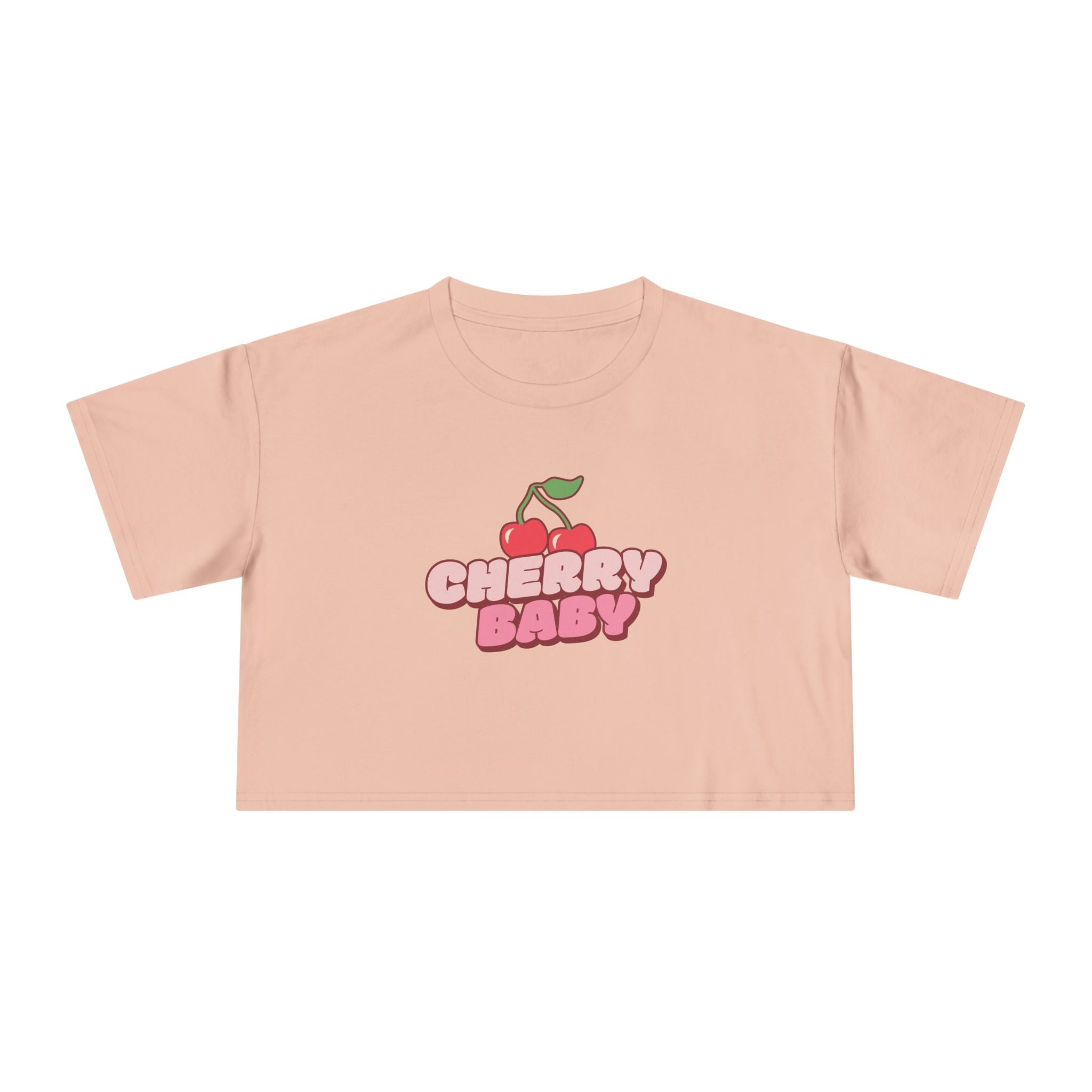 Cherry Baby Crop Tee