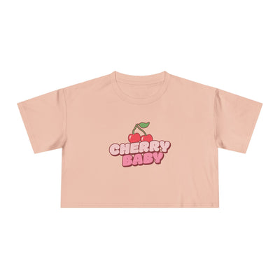 Cherry Baby Crop Tee